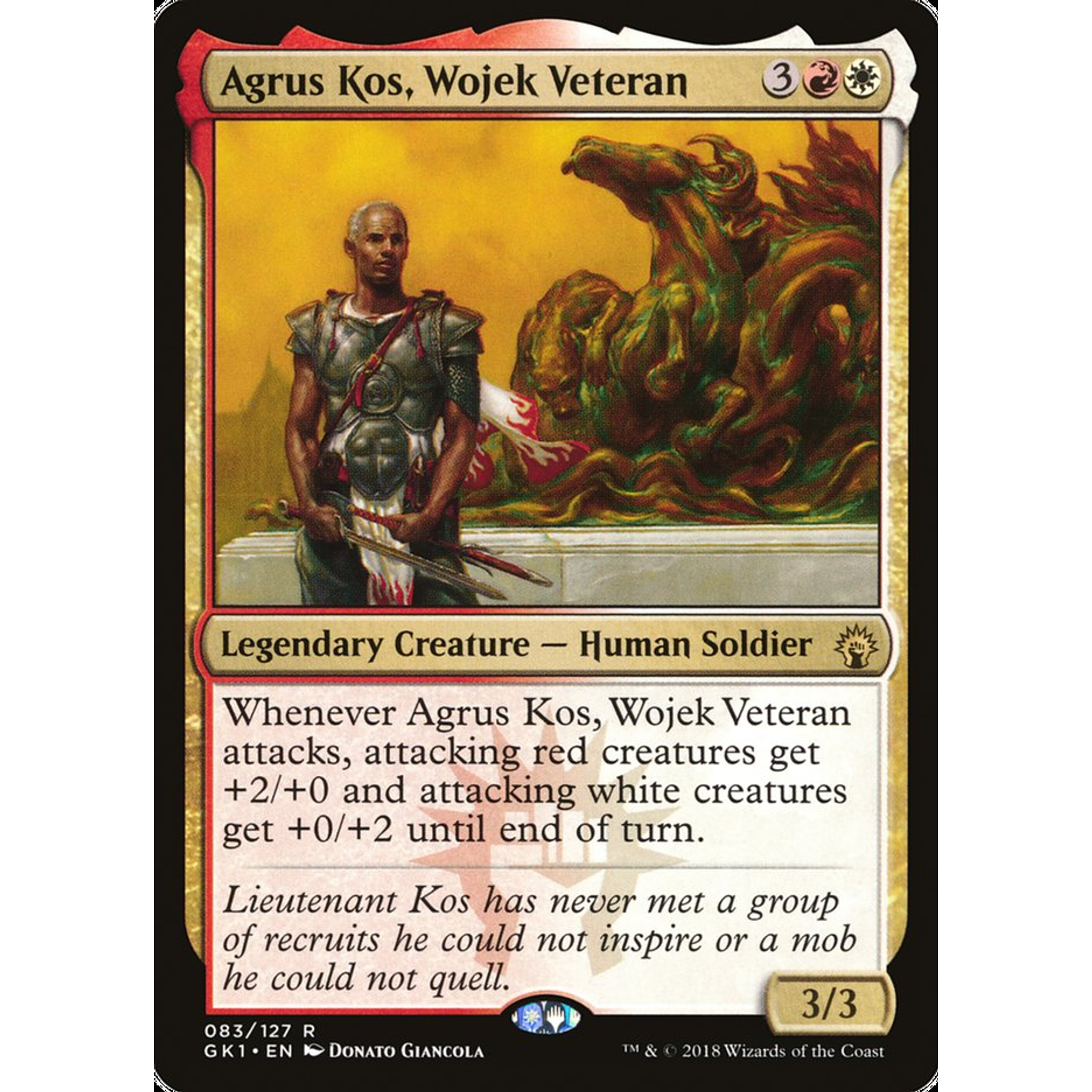 Agrus Kos, Wojek Veteran (GK1 83) — Moore Collectables UK