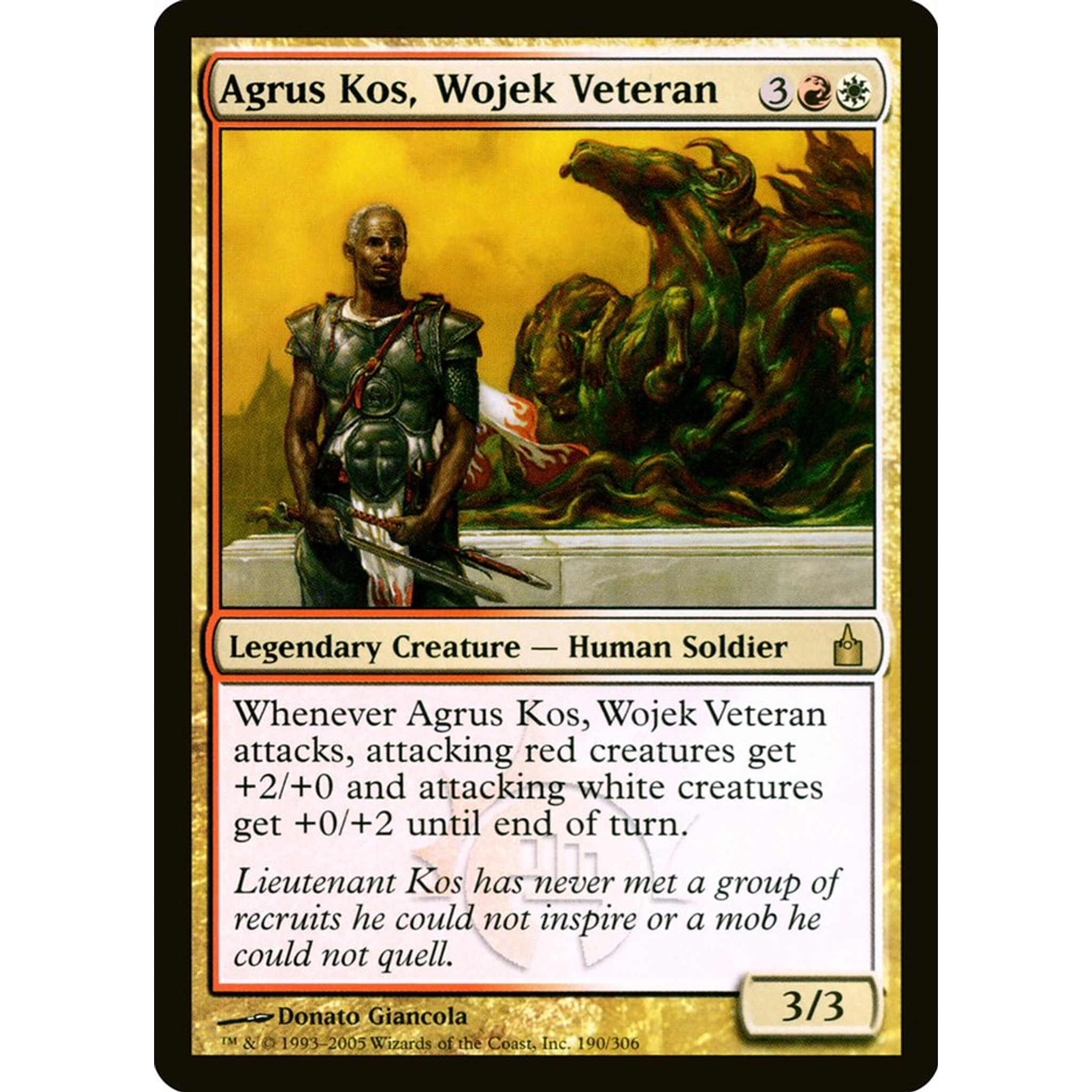 Agrus Kos, Wojek Veteran (RAV 190) — Moore Collectables UK