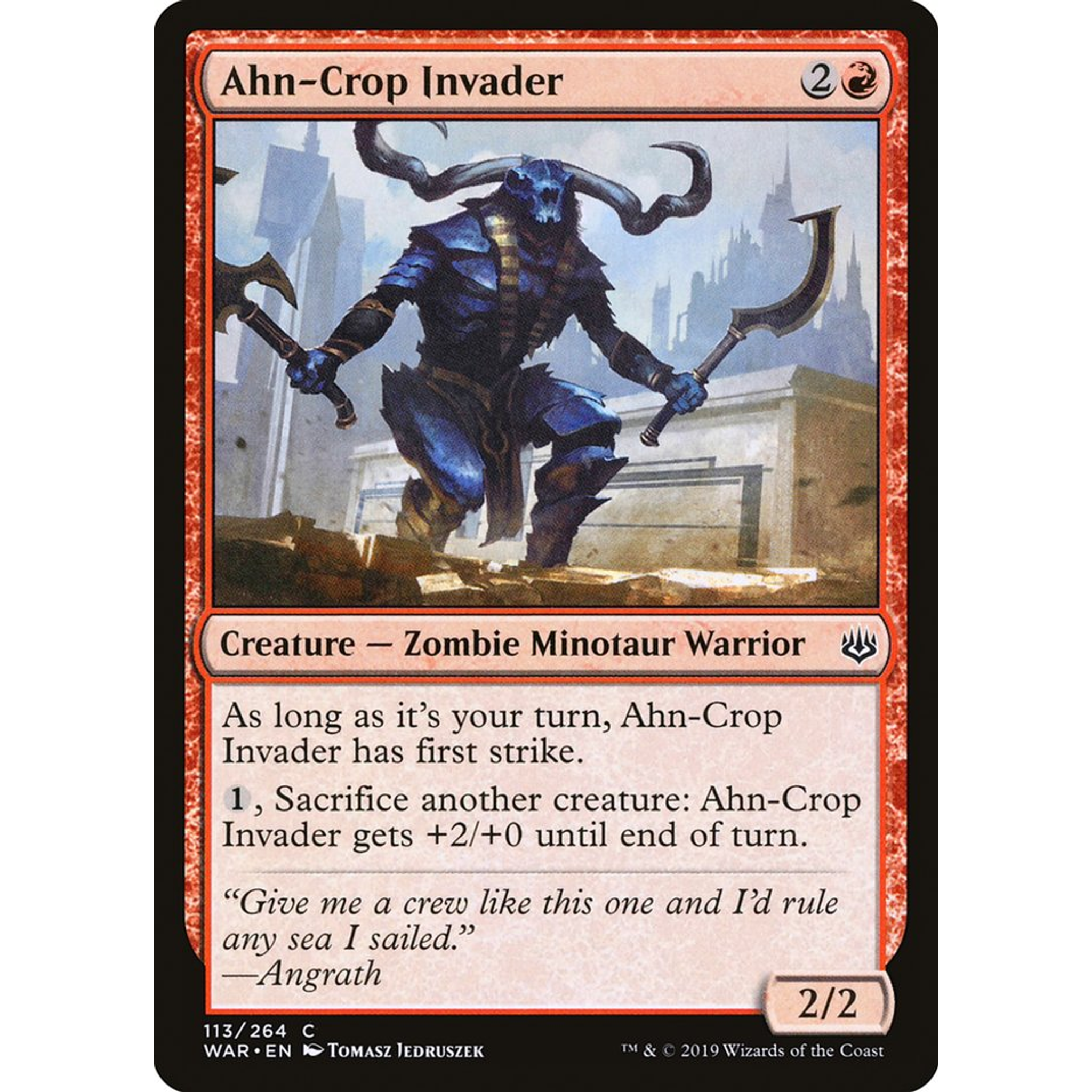 Ahn-Crop Invader (WAR 113) — Moore Collectables UK