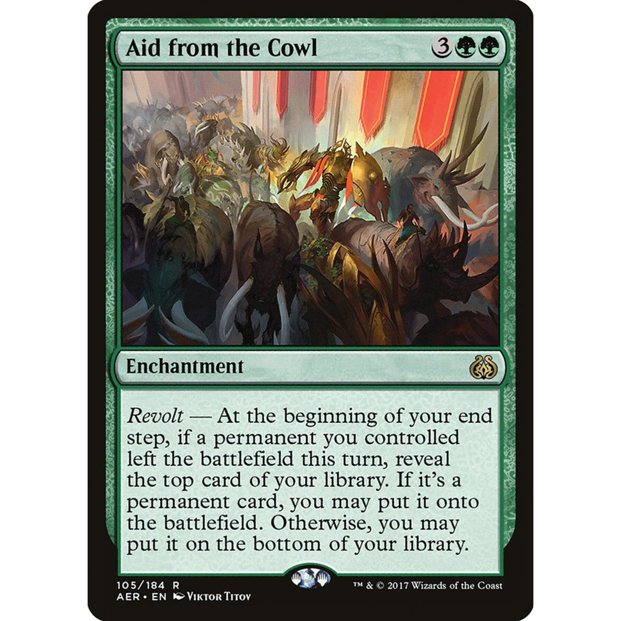 Aid from the Cowl (AER 105) — Moore Collectables UK