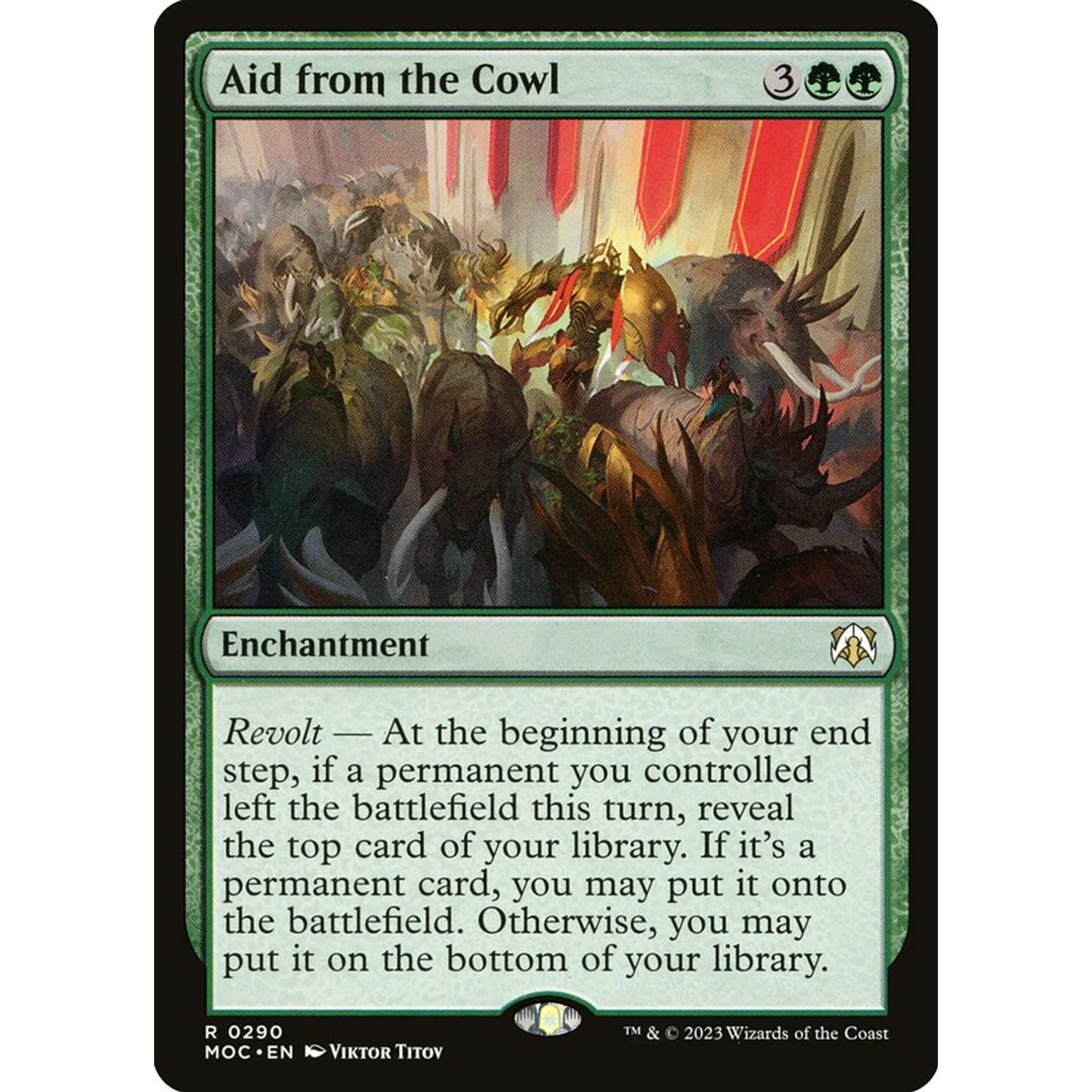 Aid from the Cowl (MOC 290) — Moore Collectables UK