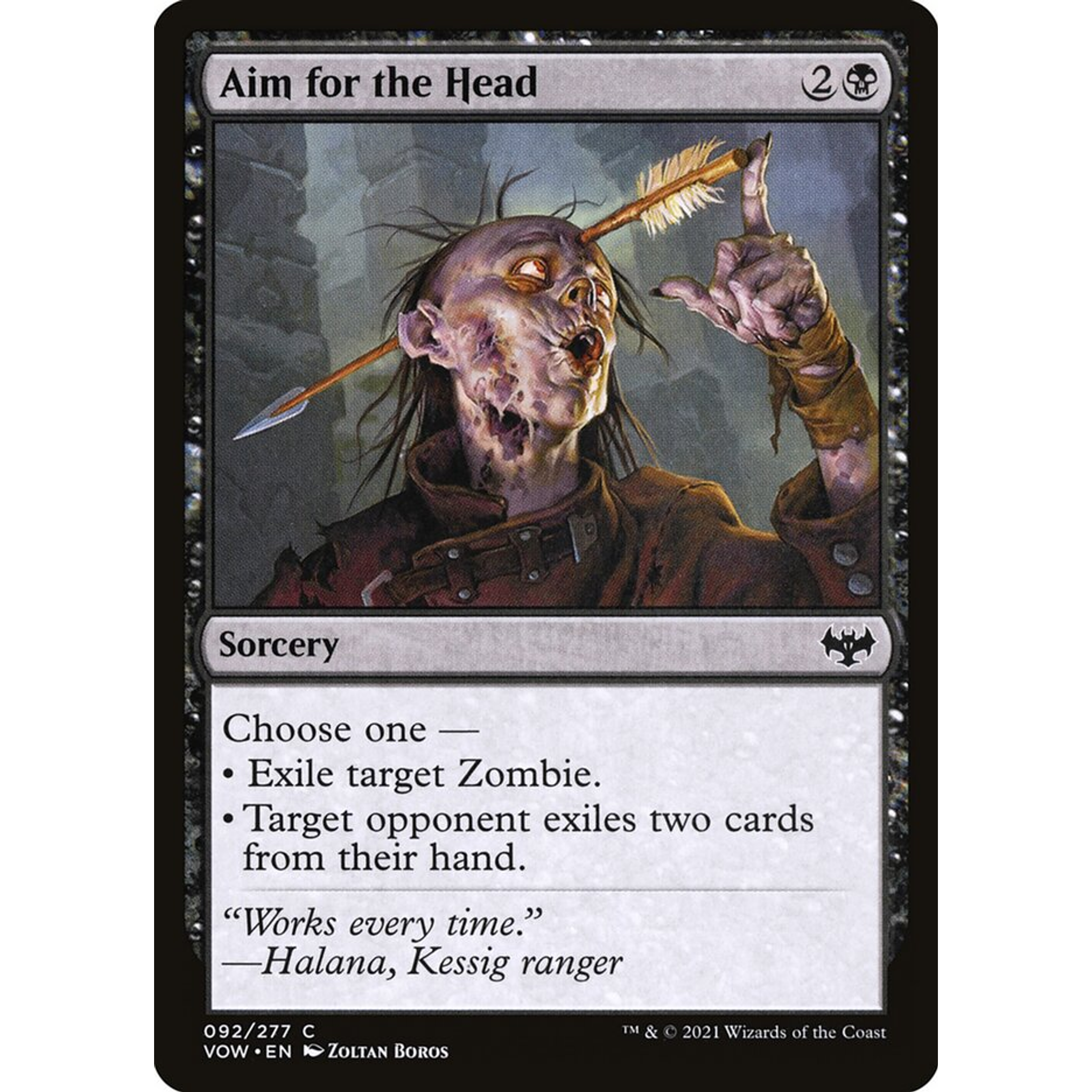 Aim for the Head (VOW 92) — Moore Collectables UK
