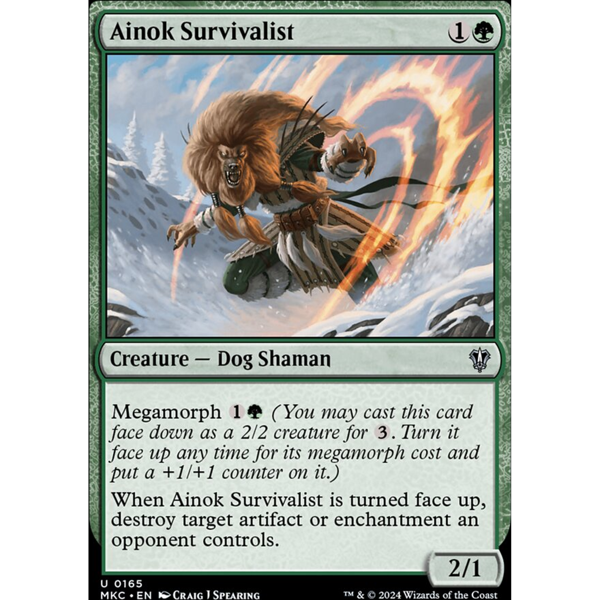 Ainok Survivalist (MKC 165) — Moore Collectables UK