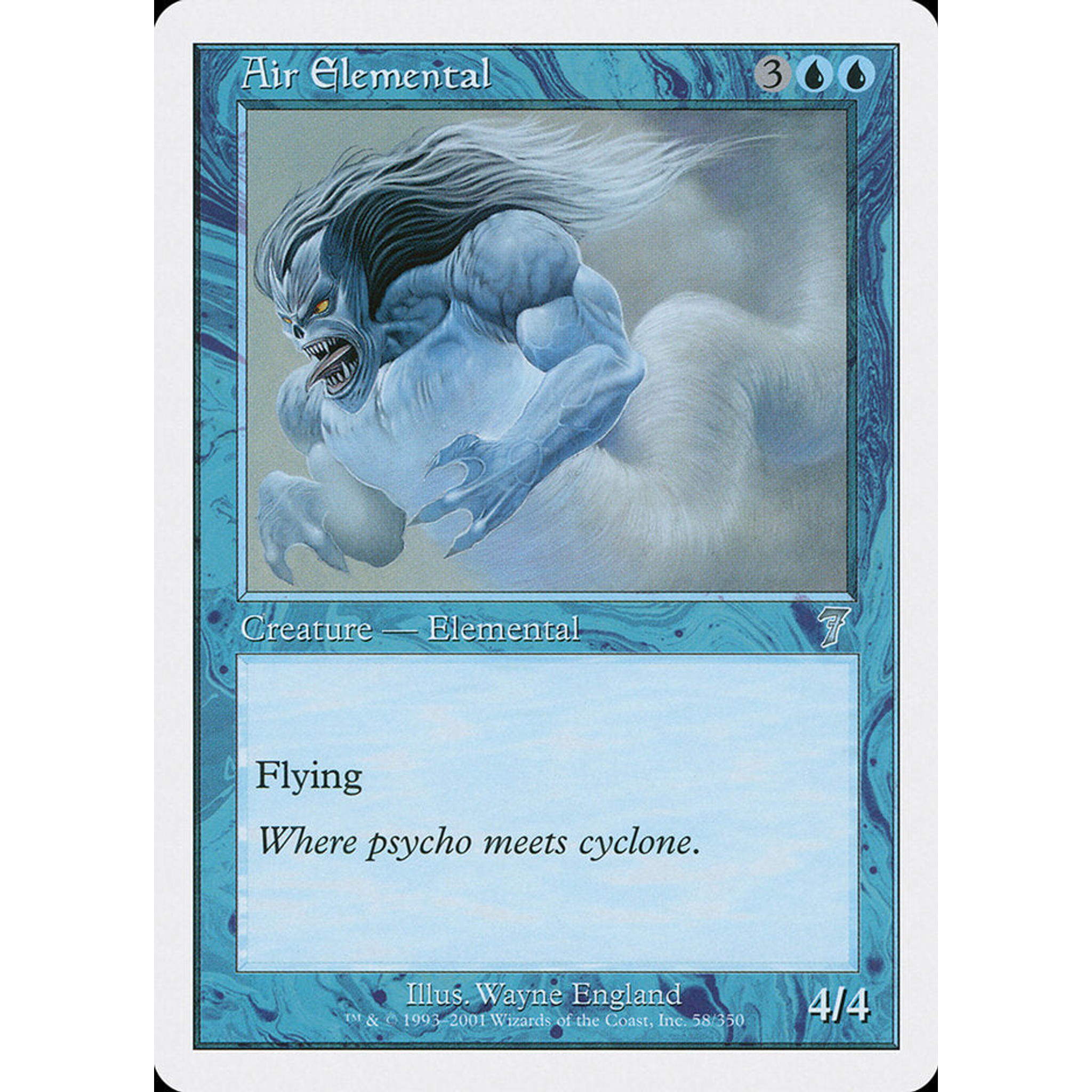 Air Elemental (7ED 58) — Moore Collectables UK