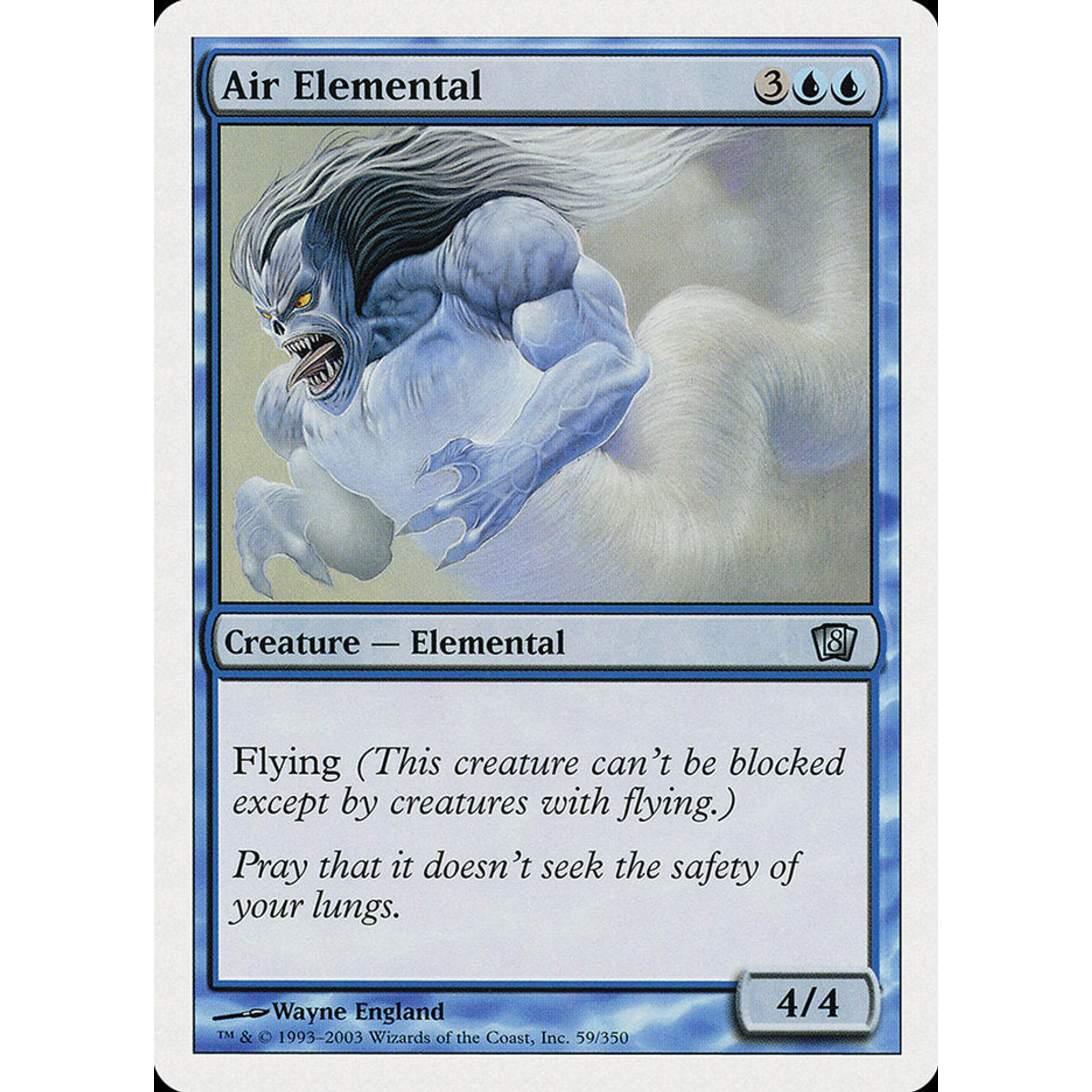 Air Elemental (8ED 59) — Moore Collectables UK
