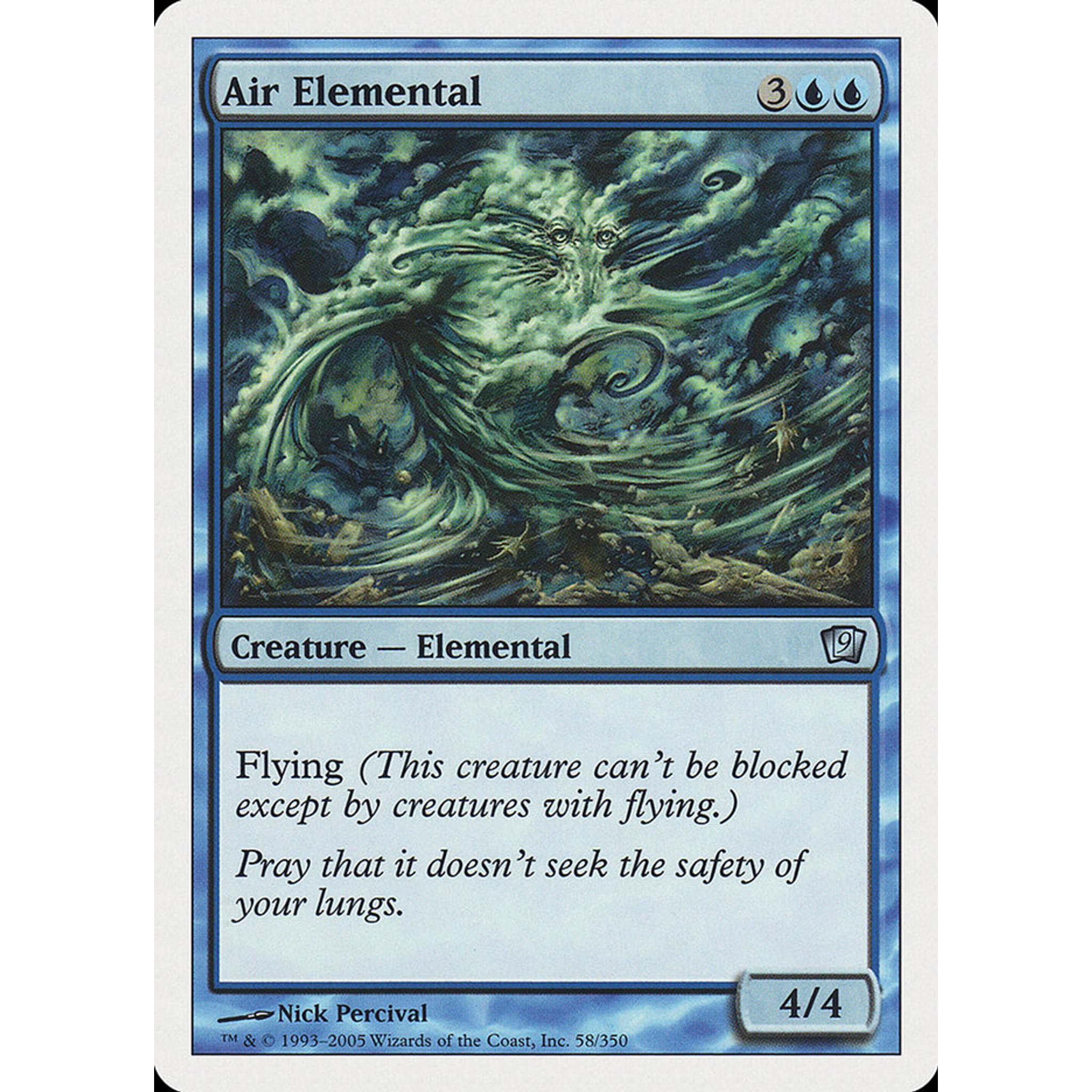 Air Elemental (9ED 58) — Moore Collectables UK