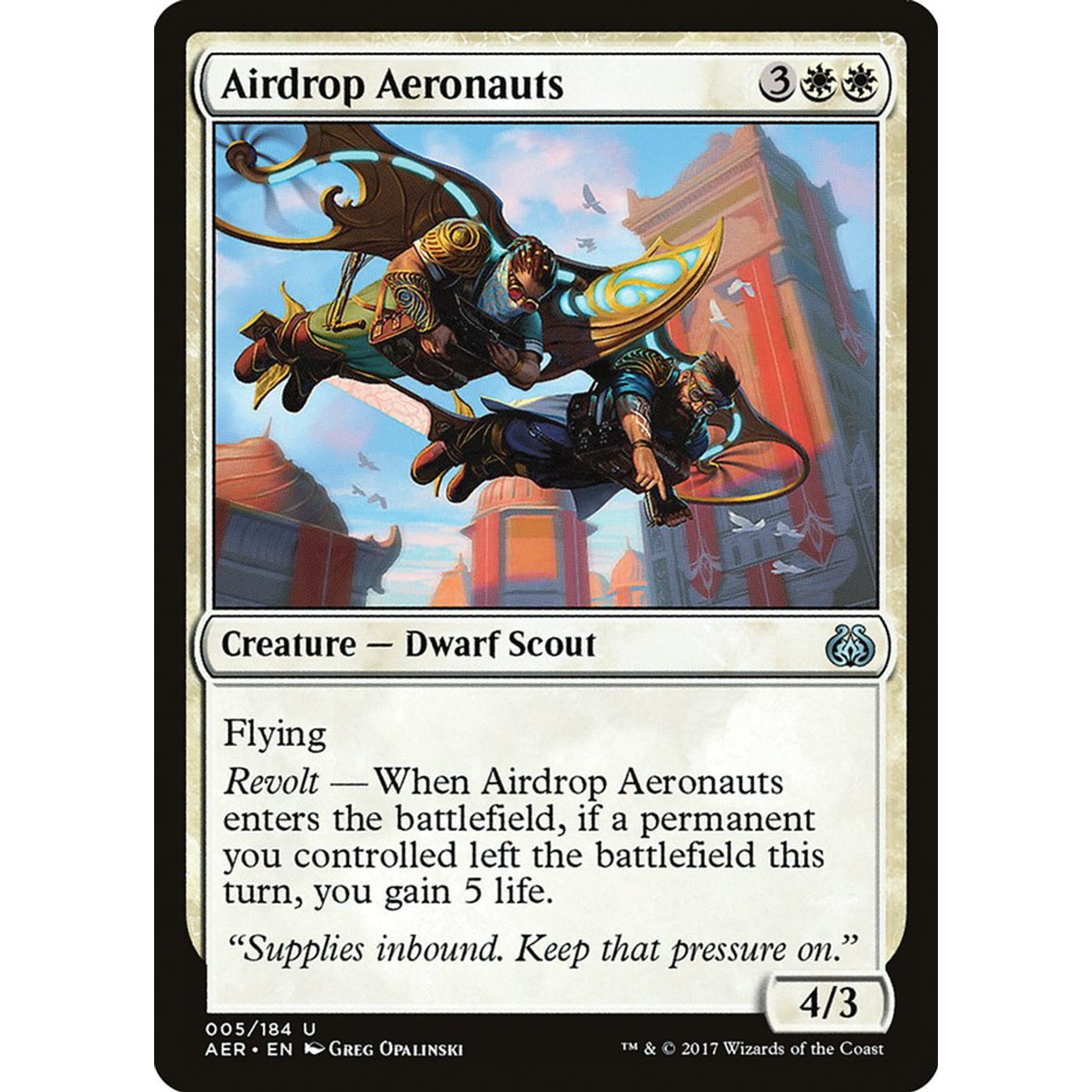 Airdrop Aeronauts (AER 5) — Moore Collectables UK