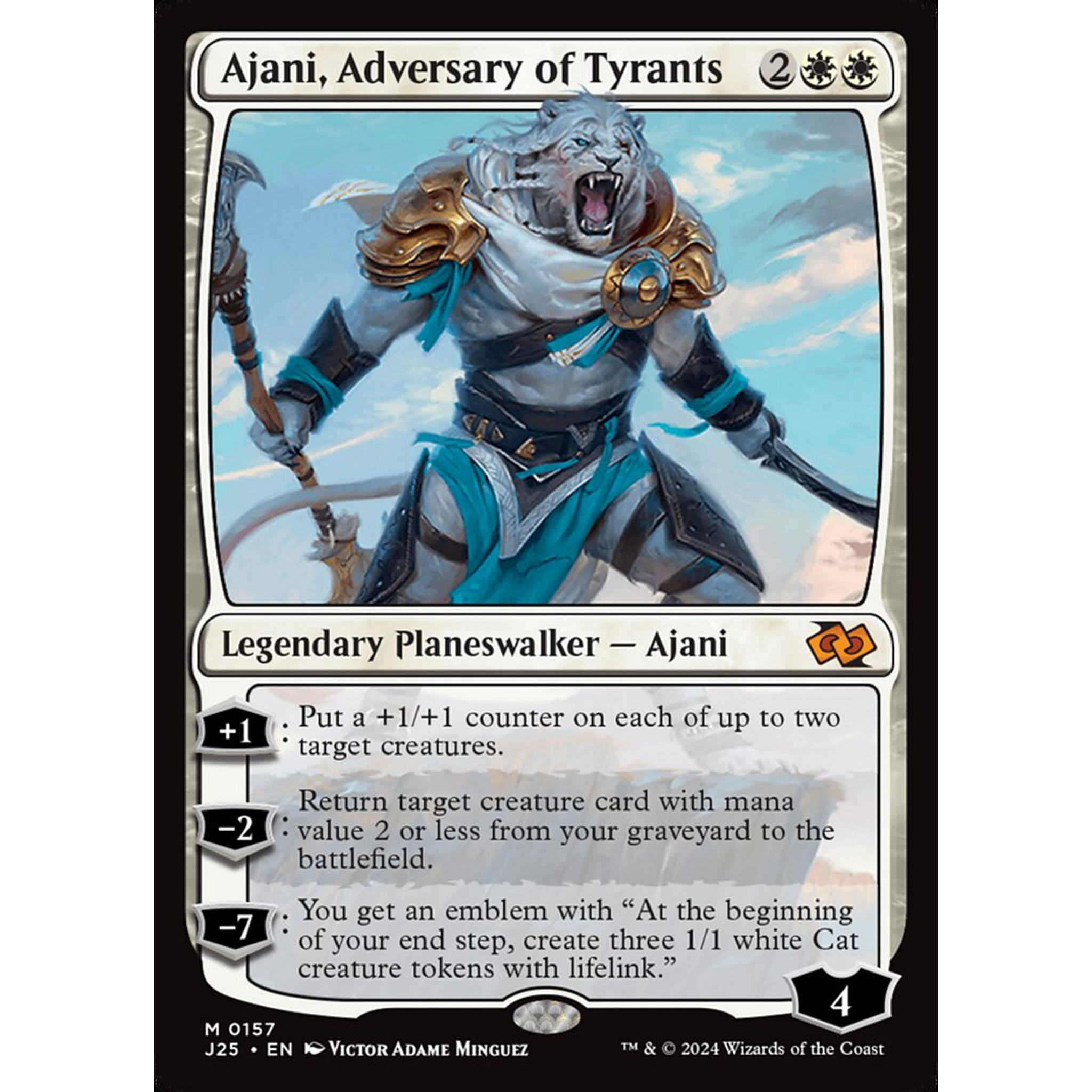 Ajani, Adversary of Tyrants (J25 157) — Moore Collectables UK