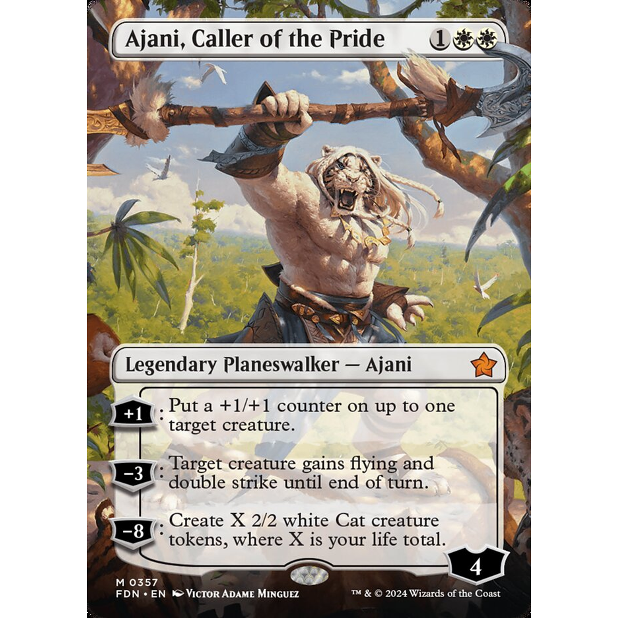 Ajani, Caller of the Pride (FDN 357) — Moore Collectables UK