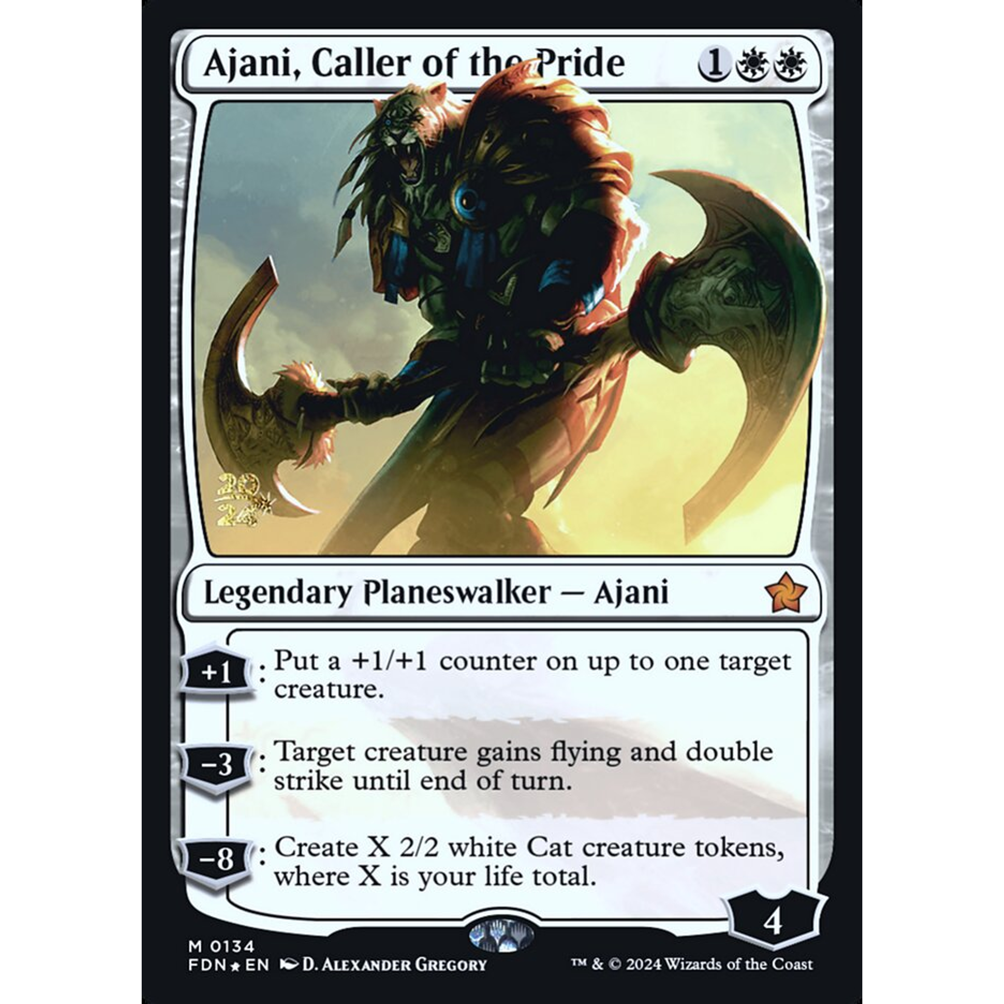 Ajani, Caller of the Pride (PFDN 134s) — Moore Collectables UK