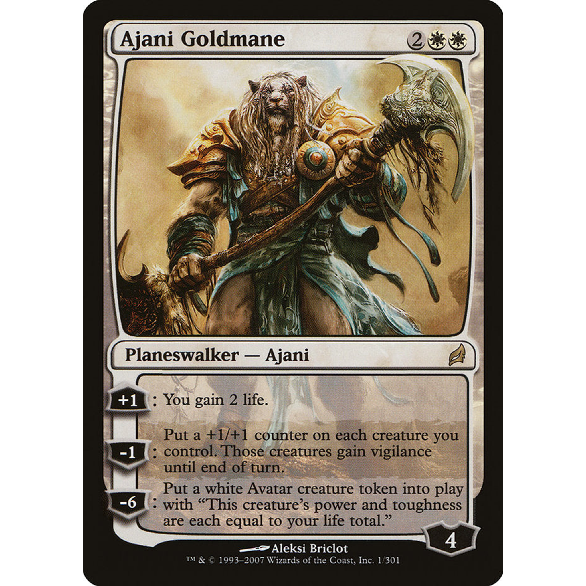 Ajani Goldmane (LRW 1) — Moore Collectables UK