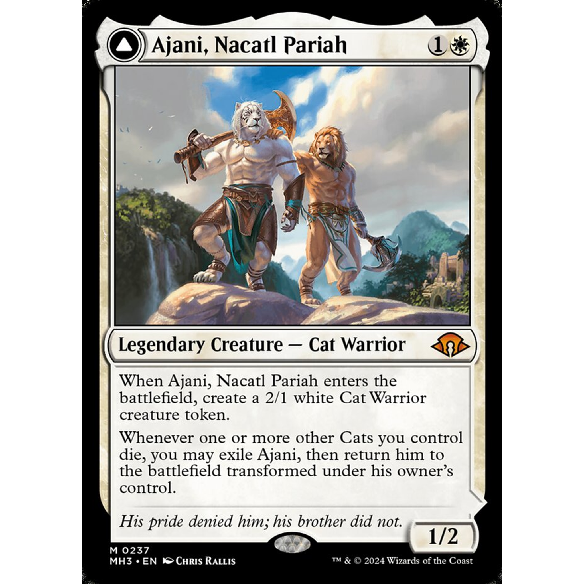 Ajani, Nacatl Pariah // Ajani, Nacatl Avenger (MH3 237) — Moore Collectables UK