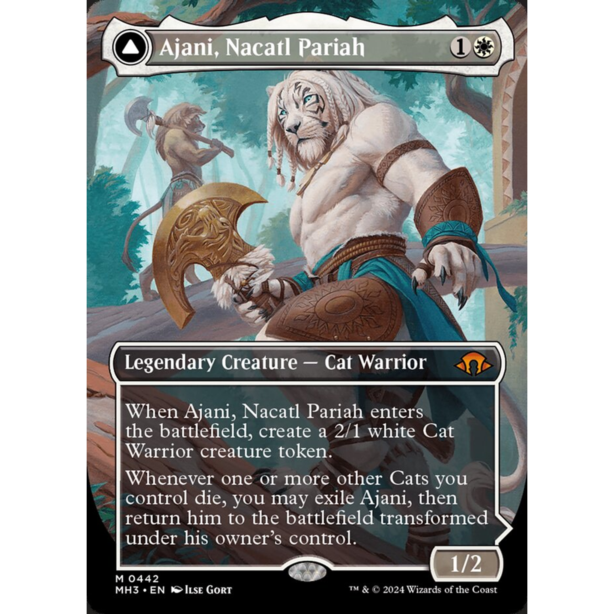 Ajani, Nacatl Pariah // Ajani, Nacatl Avenger (MH3 442) — Moore Collectables UK