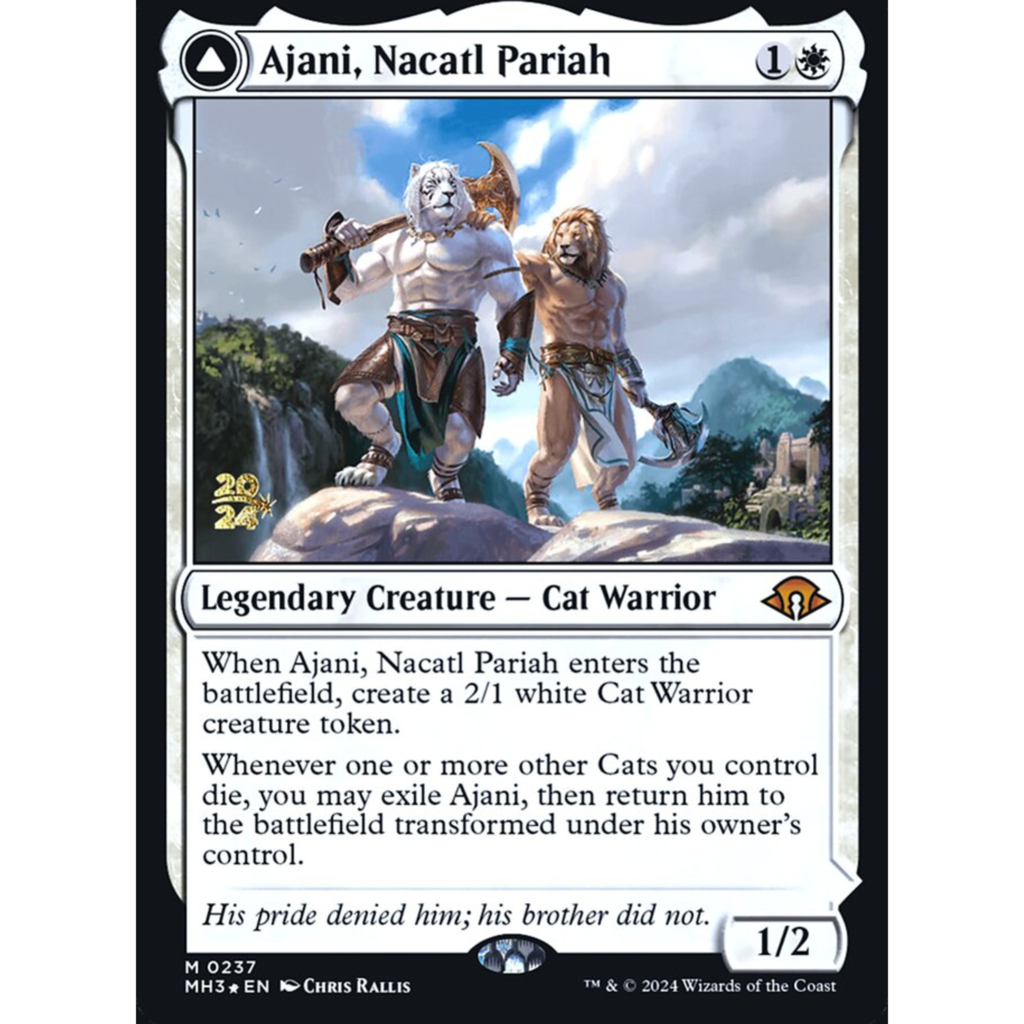 Ajani, Nacatl Pariah // Ajani, Nacatl Avenger (PMH3 237s) — Moore Collectables UK
