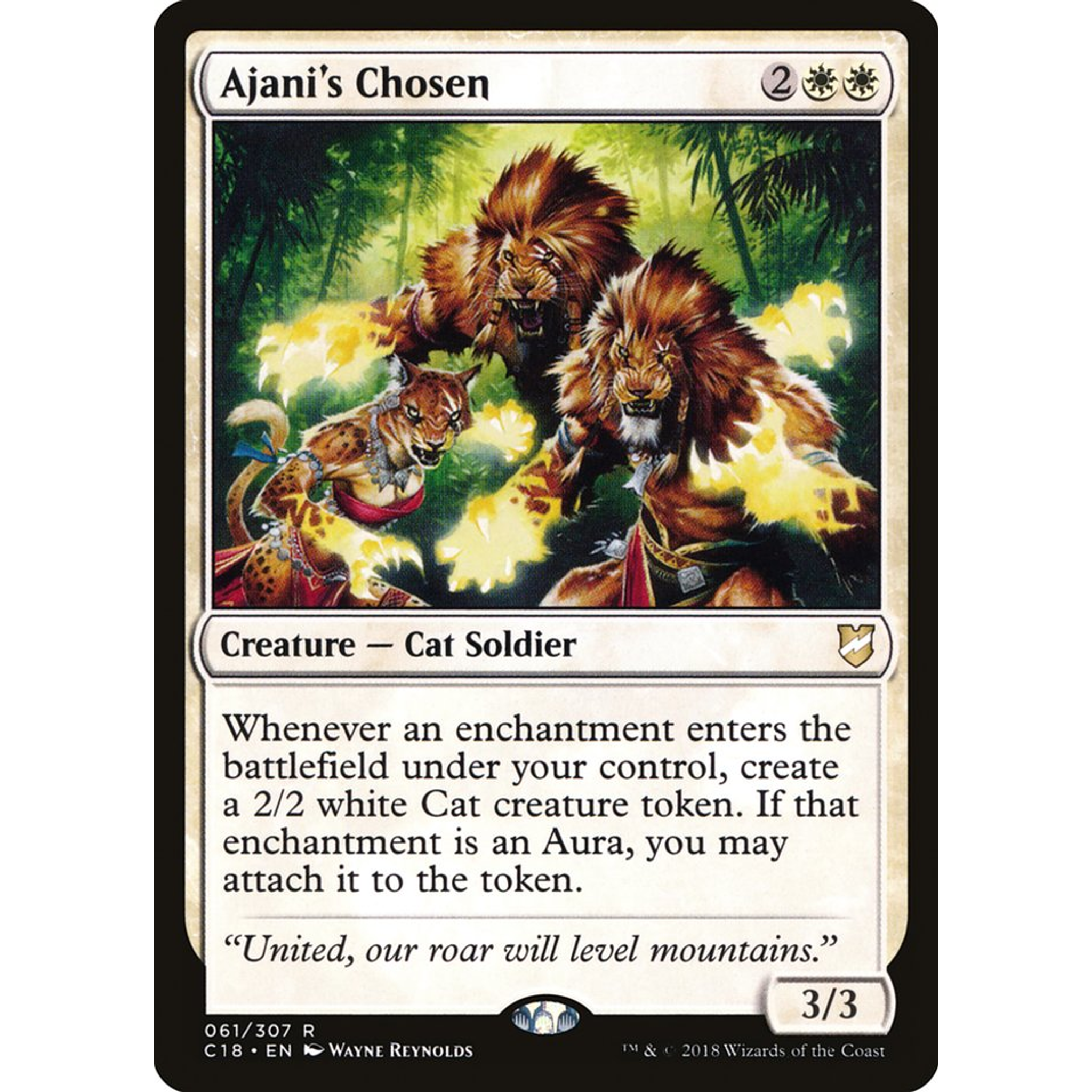 Ajani's Chosen (C18 61) — Moore Collectables UK