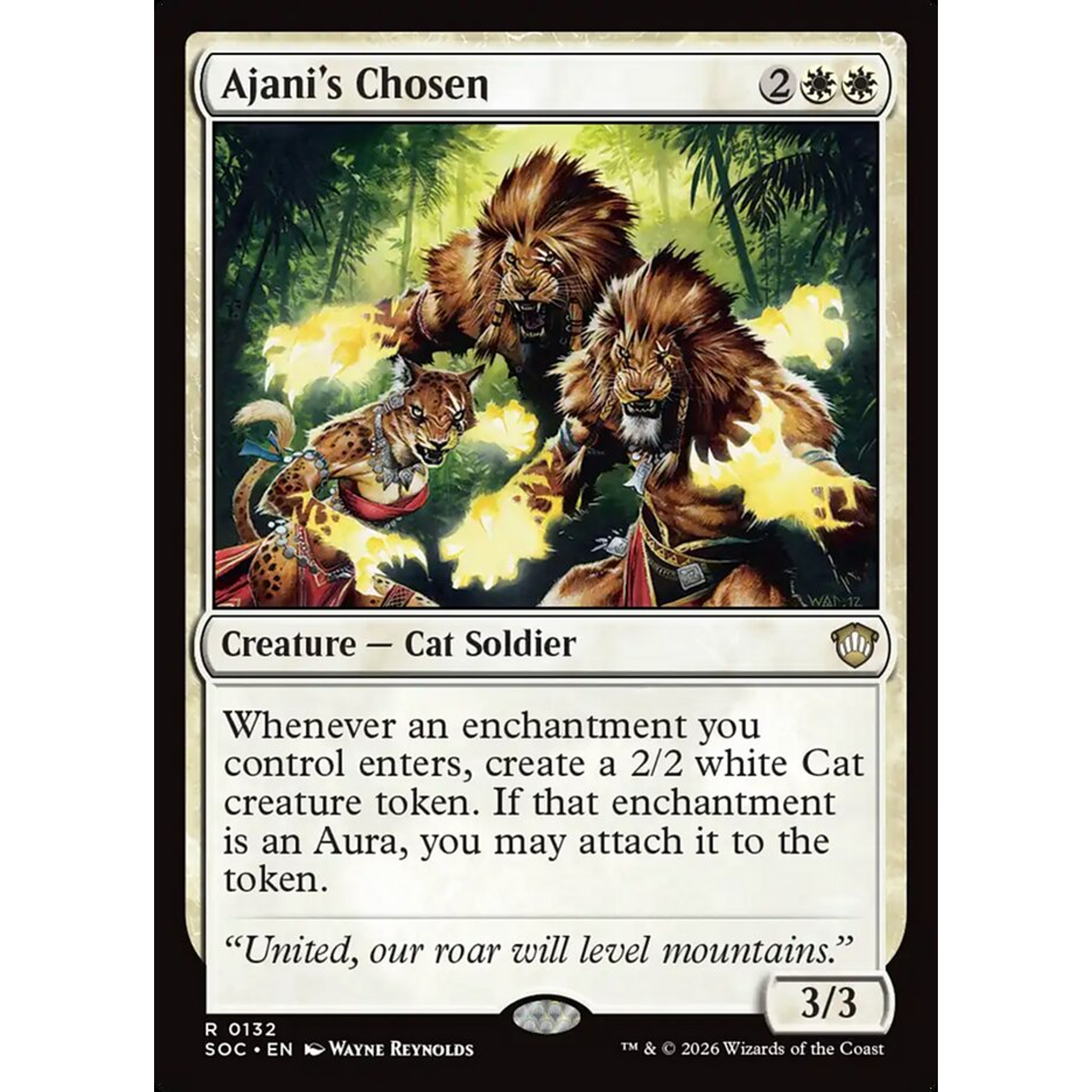 Ajani's Chosen (SOC 132) — Moore Collectables UK