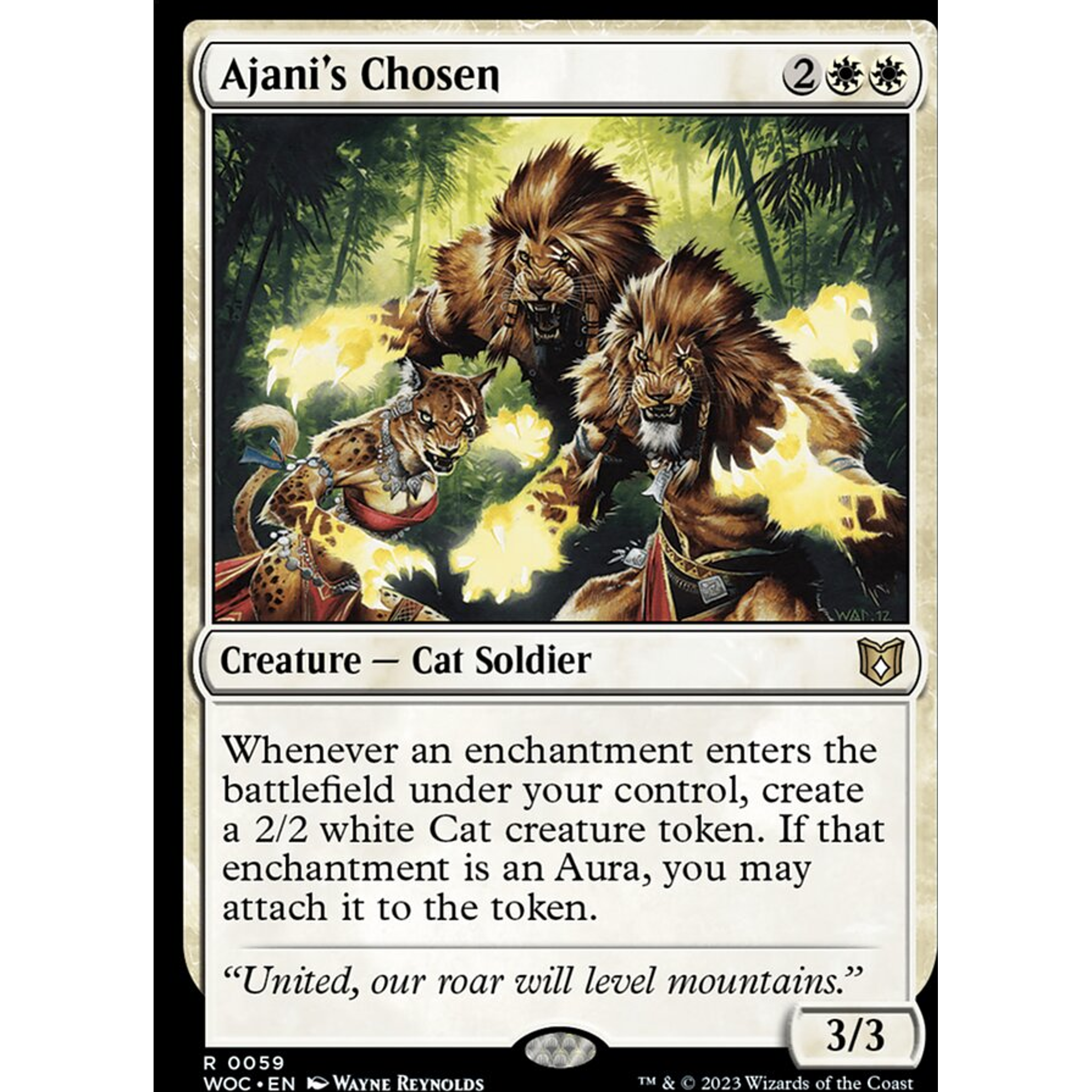 Ajani's Chosen (WOC 59) — Moore Collectables UK