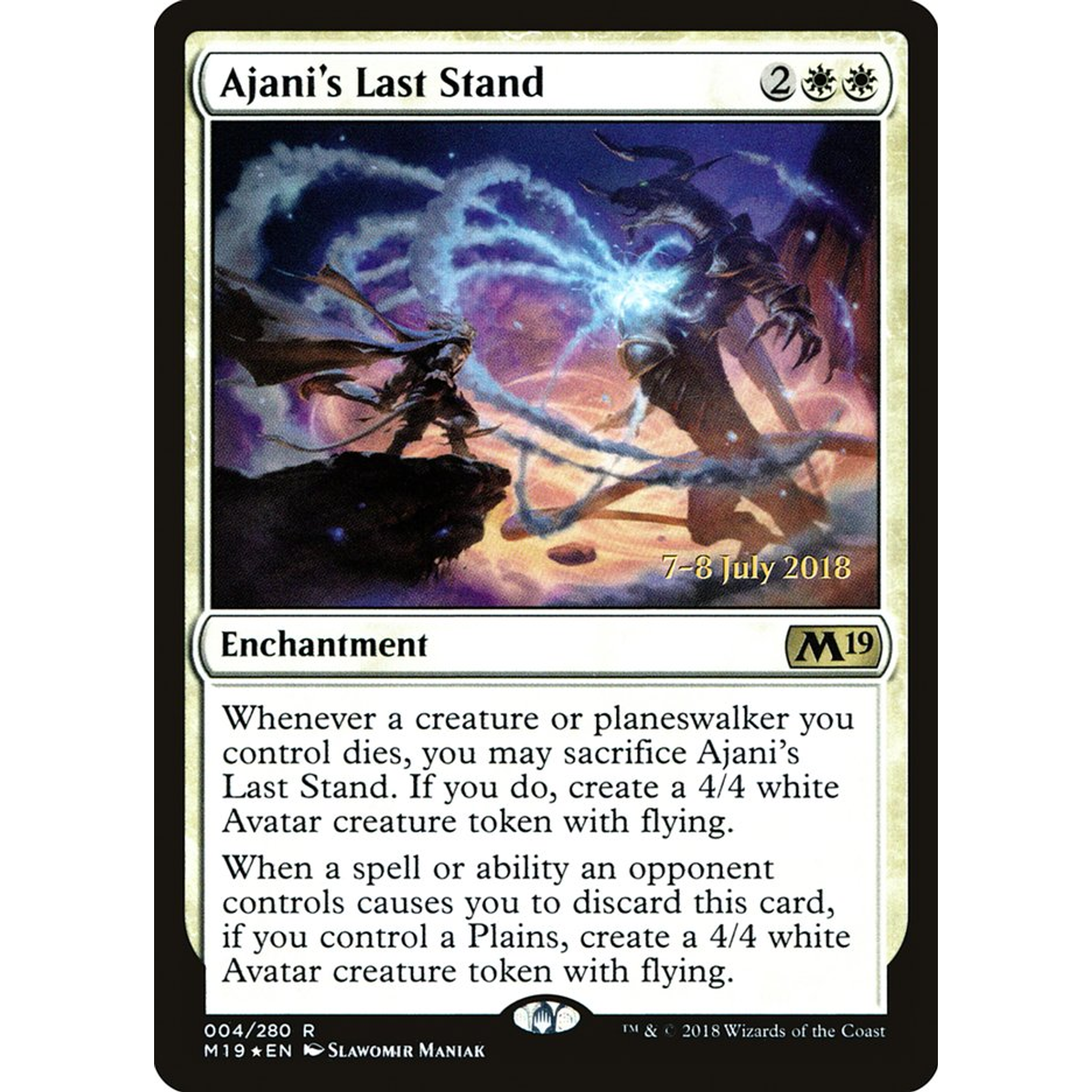 Ajani's Last Stand (PM19 4s) — Moore Collectables UK