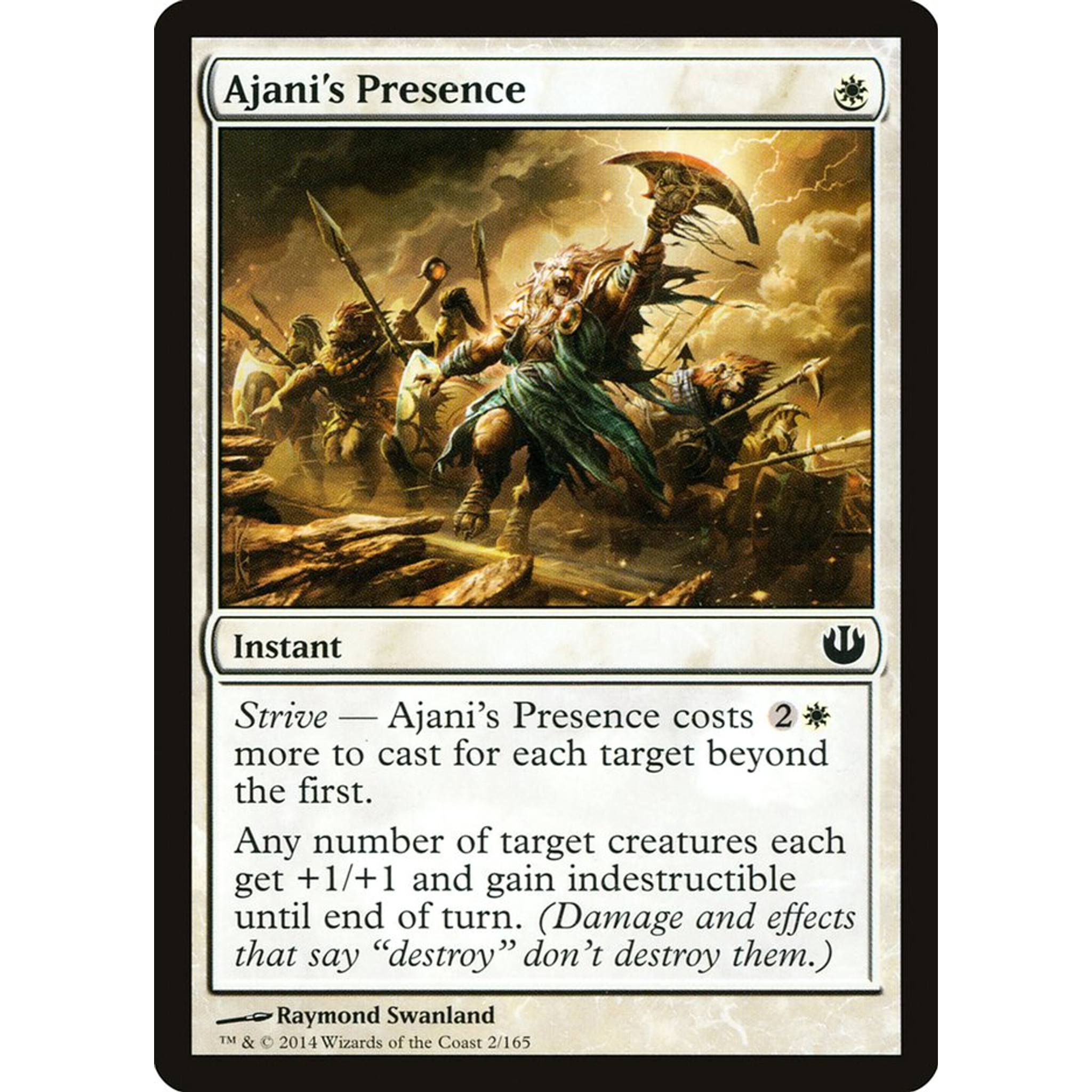 Ajani's Presence (JOU 2) — Moore Collectables UK