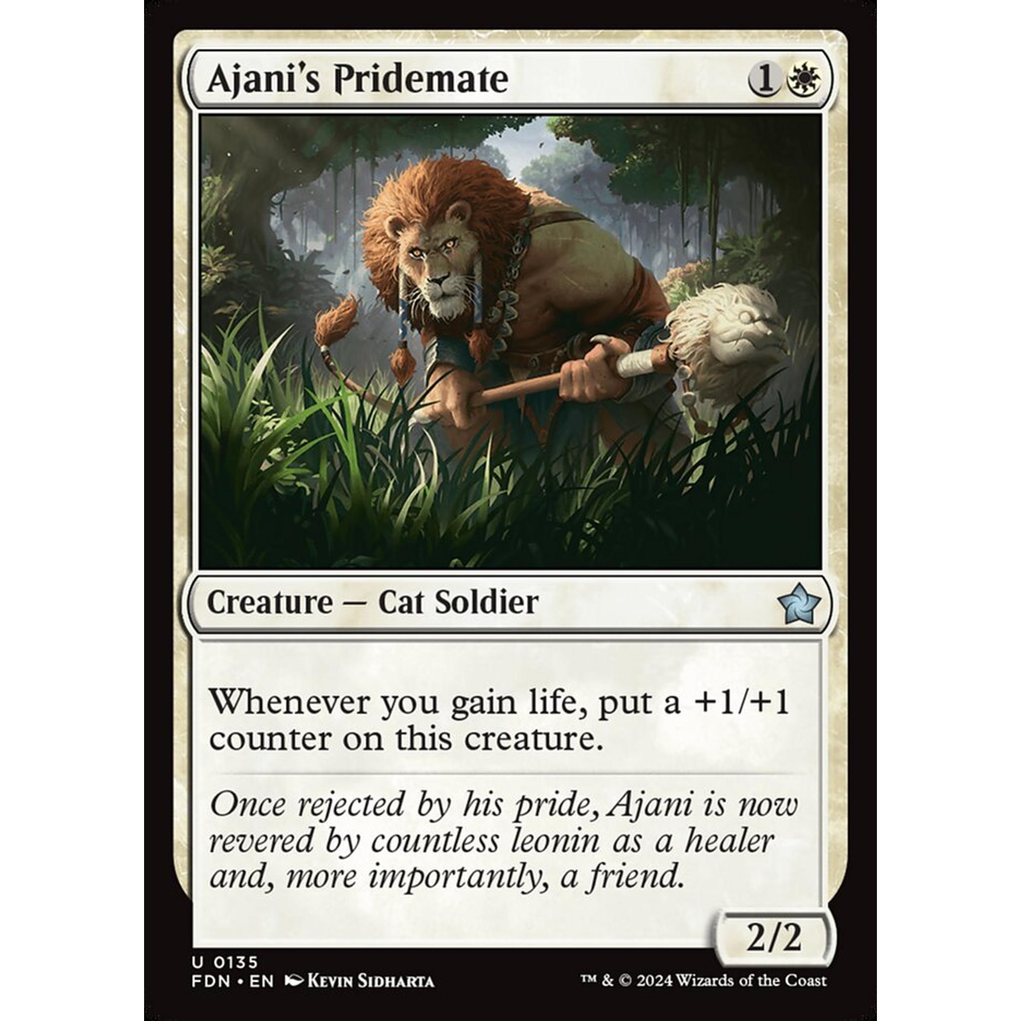 Ajani's Pridemate (FDN 135) — Moore Collectables UK