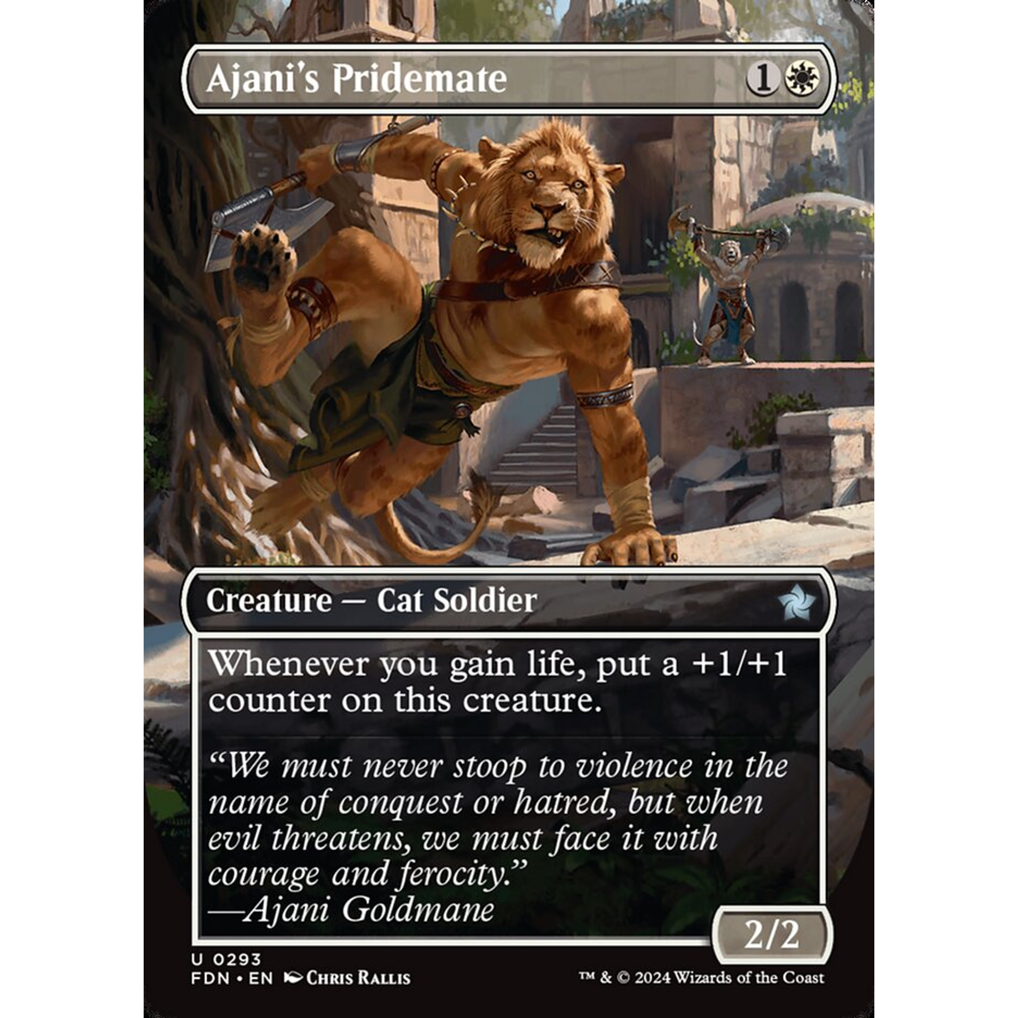 Ajani's Pridemate (FDN 293) — Moore Collectables UK