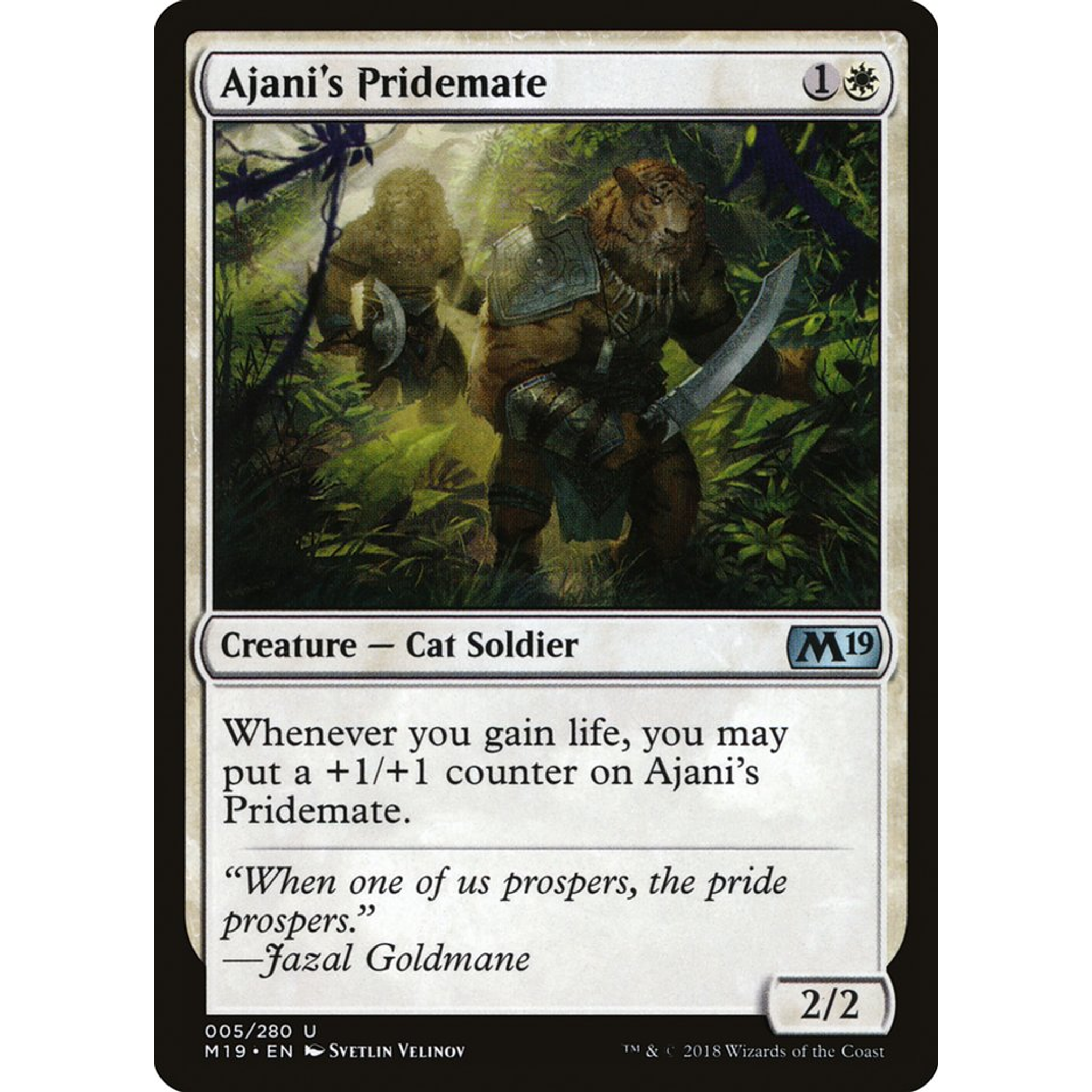 Ajani's Pridemate (M19 5) — Moore Collectables UK