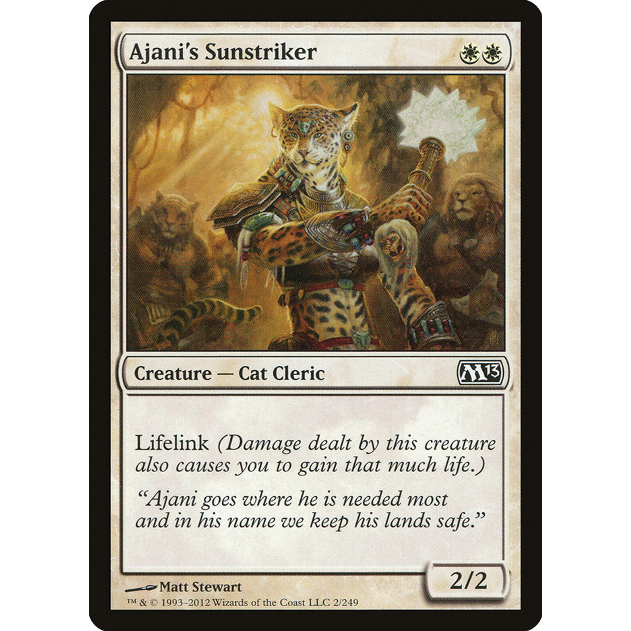 Ajani's Sunstriker (M13 2) — Moore Collectables UK
