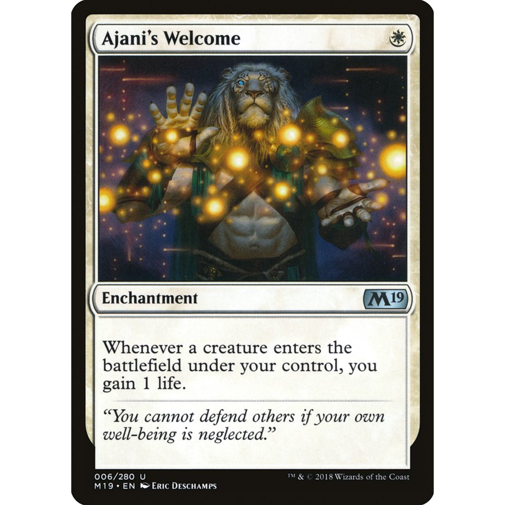 Ajani's Welcome (M19 6) — Moore Collectables UK