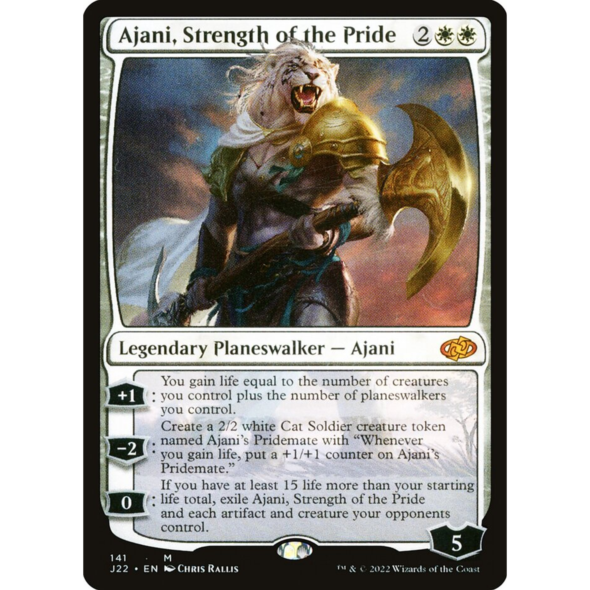 Ajani, Strength of the Pride (J22 141) — Moore Collectables UK