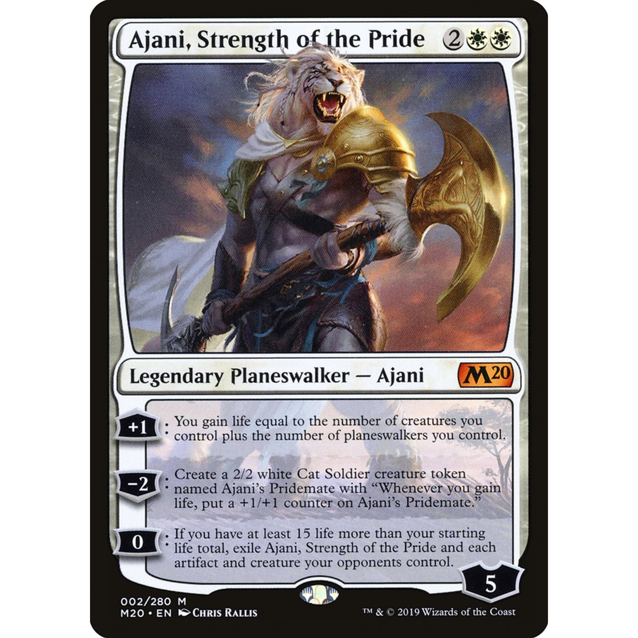 Ajani, Strength of the Pride (M20 2) — Moore Collectables UK