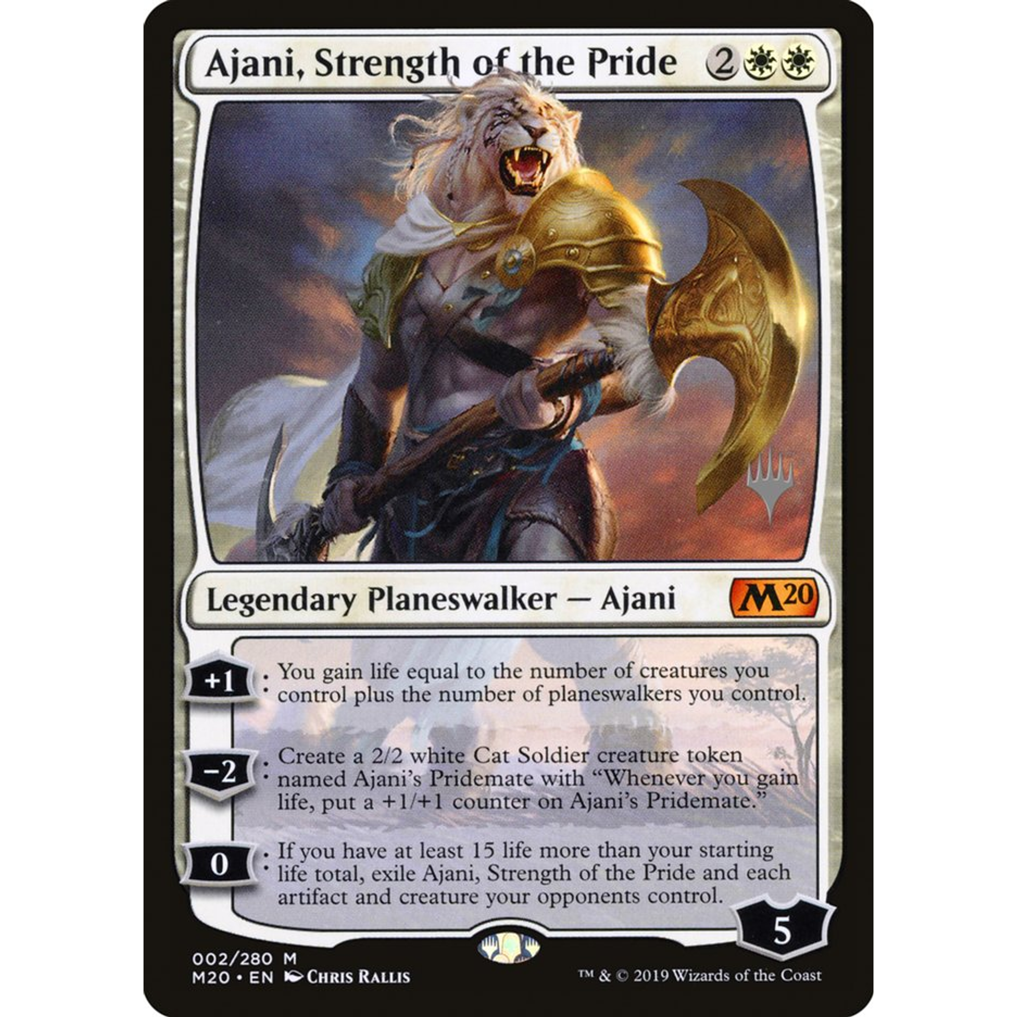 Ajani, Strength of the Pride (PM20 2p) — Moore Collectables UK