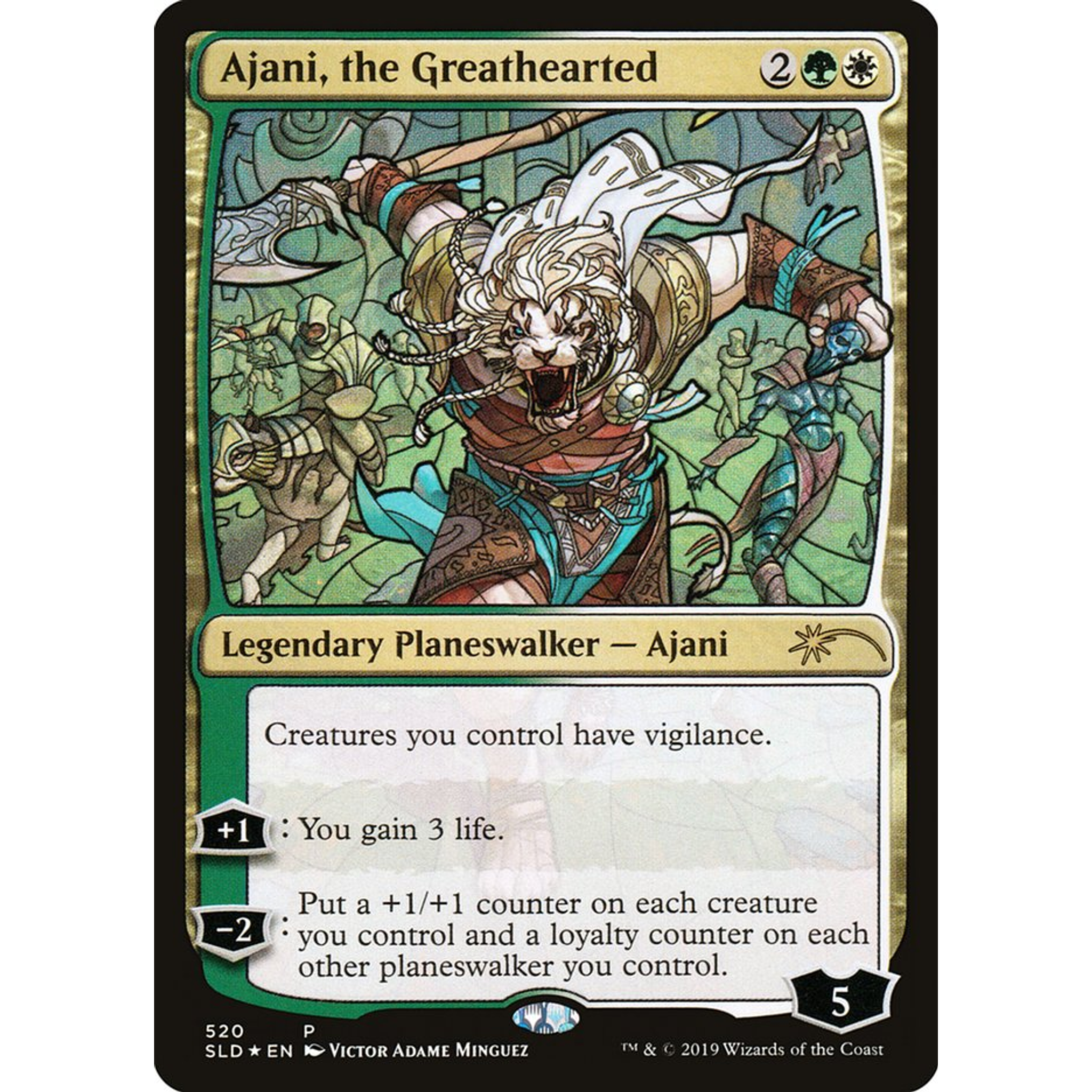 Ajani, the Greathearted (SLD 520) — Moore Collectables UK