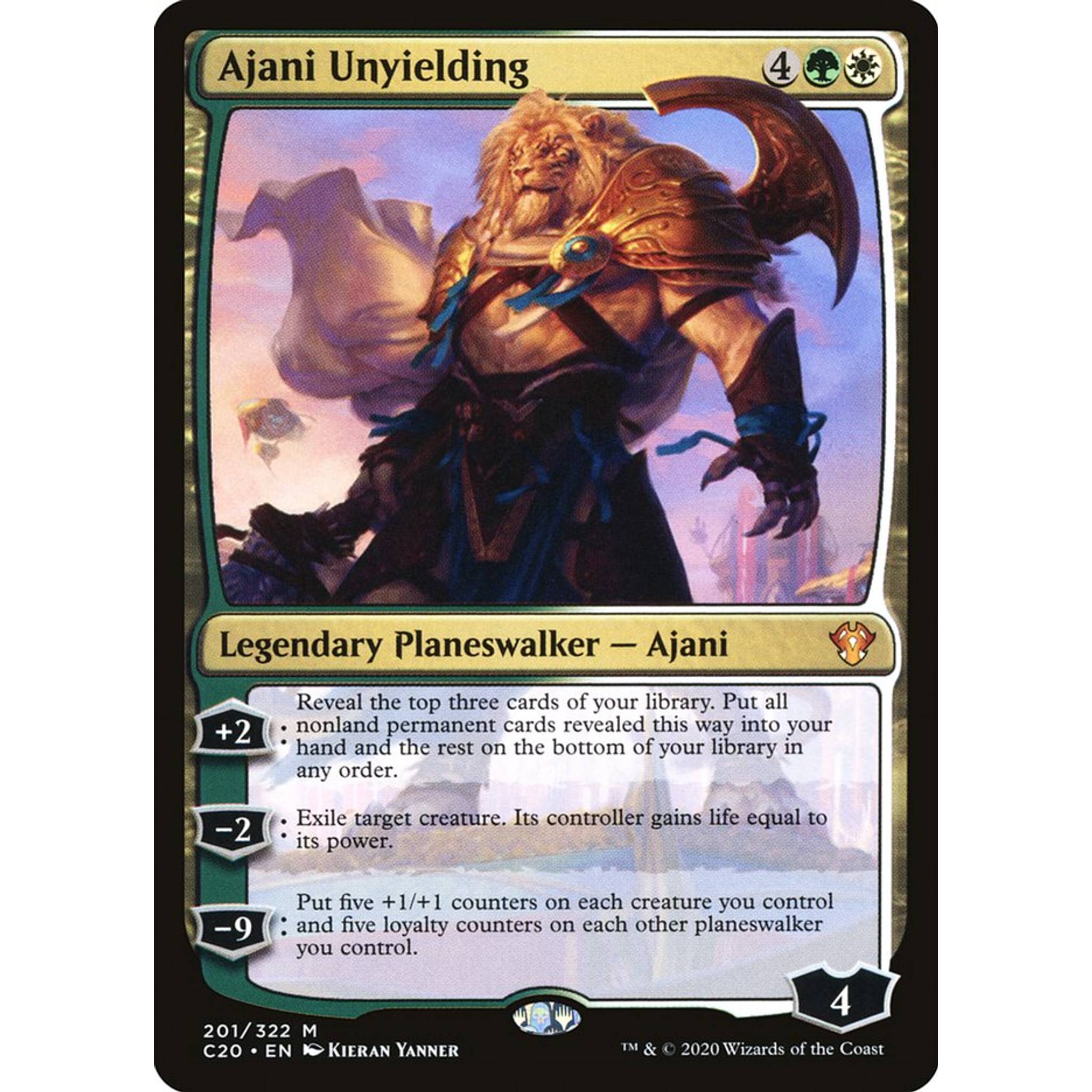 Ajani Unyielding (C20 201) — Moore Collectables UK