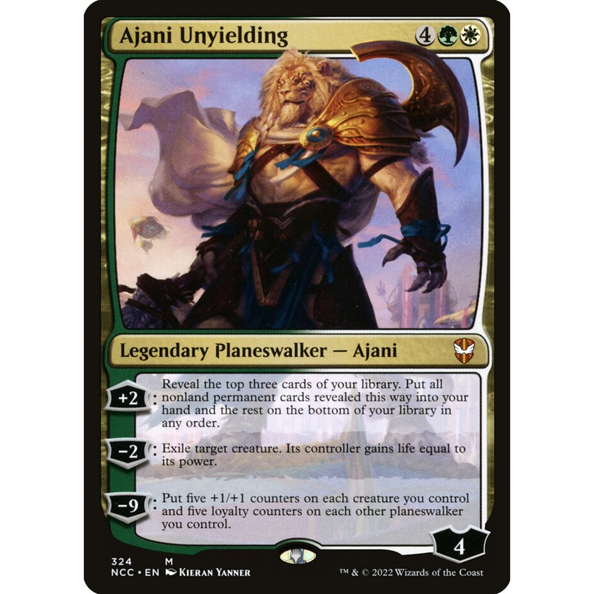 Ajani Unyielding (NCC 324) — Moore Collectables UK