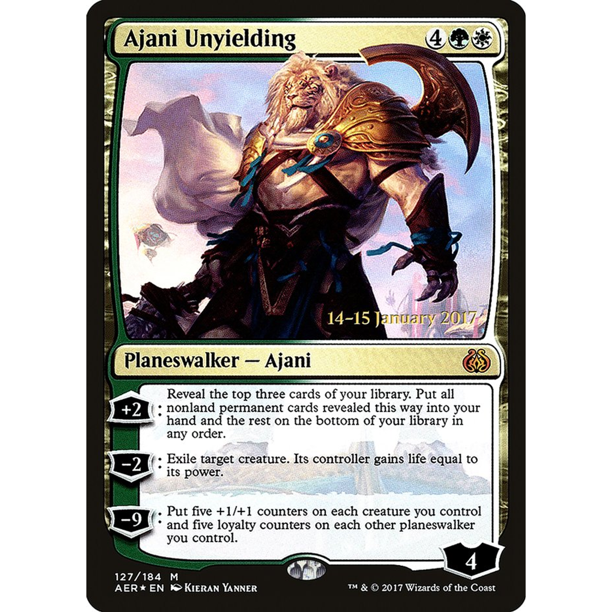 Ajani Unyielding (PAER 127s) — Moore Collectables UK