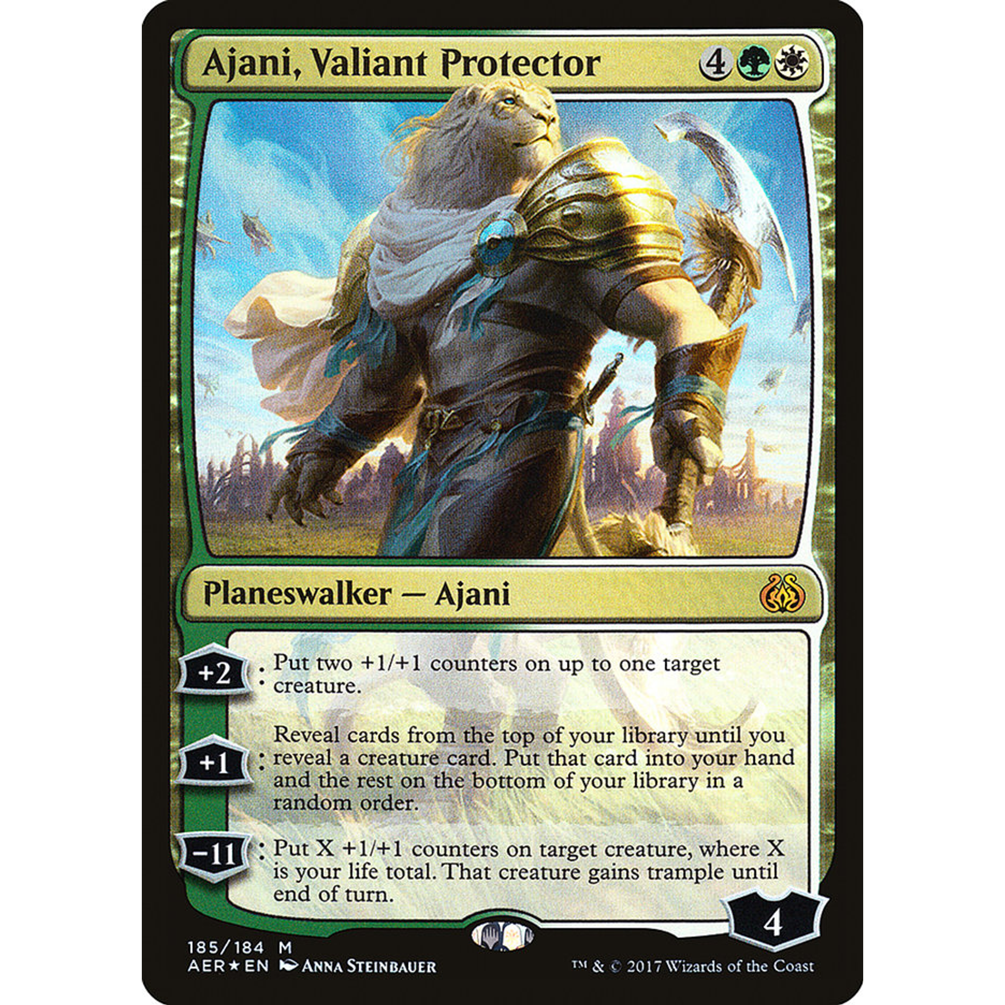 Ajani, Valiant Protector (AER 185) — Moore Collectables UK