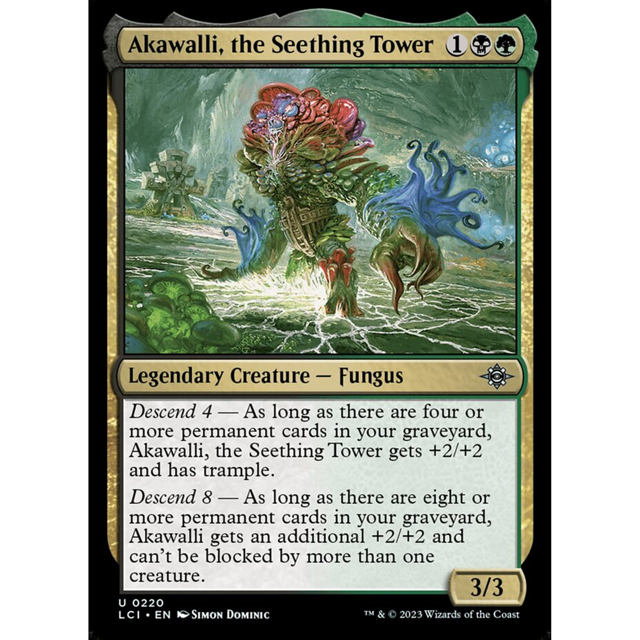 Akawalli, the Seething Tower (LCI 220) — Moore Collectables UK