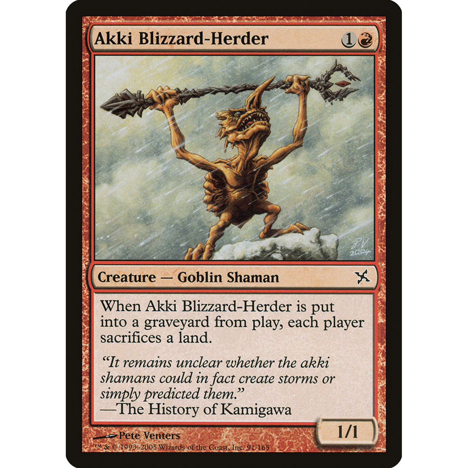 Akki Blizzard-Herder — Moore Collectables UK
