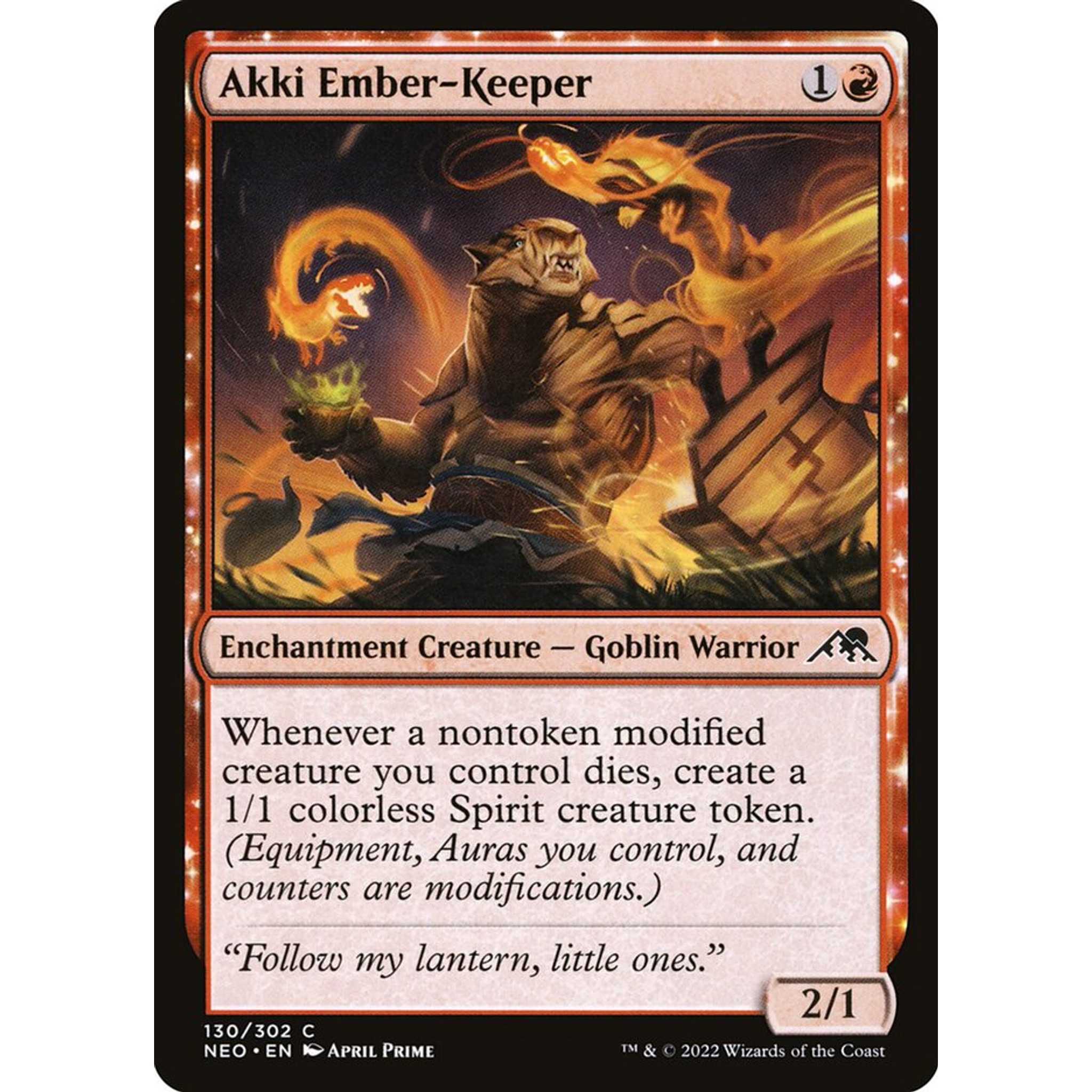 Akki Ember-Keeper (NEO 130) — Moore Collectables UK