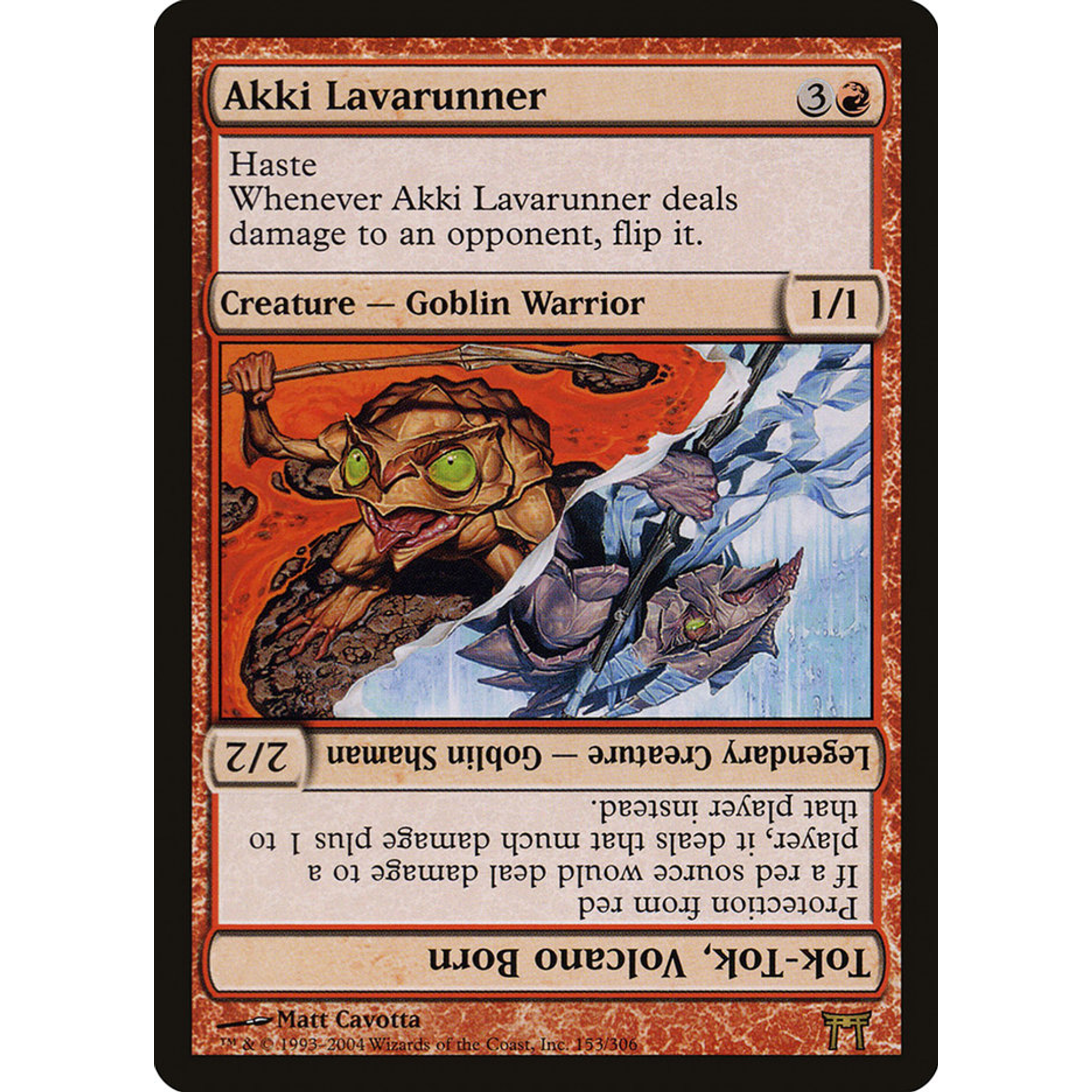 Akki Lavarunner // Tok-Tok, Volcano Born (CHK 153) — Moore Collectables UK