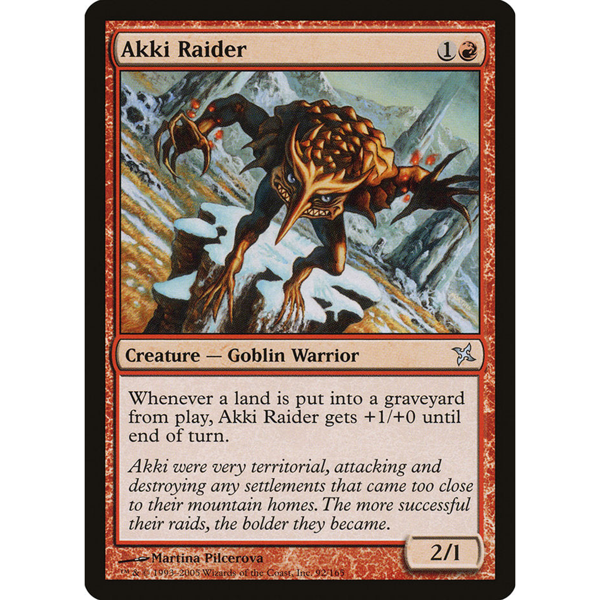 Akki Raider (BOK 92) — Moore Collectables UK