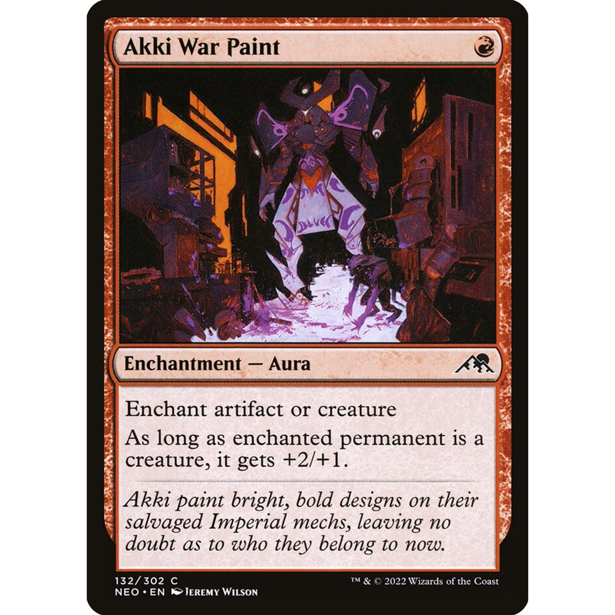 Akki War Paint (NEO 132) — Moore Collectables UK
