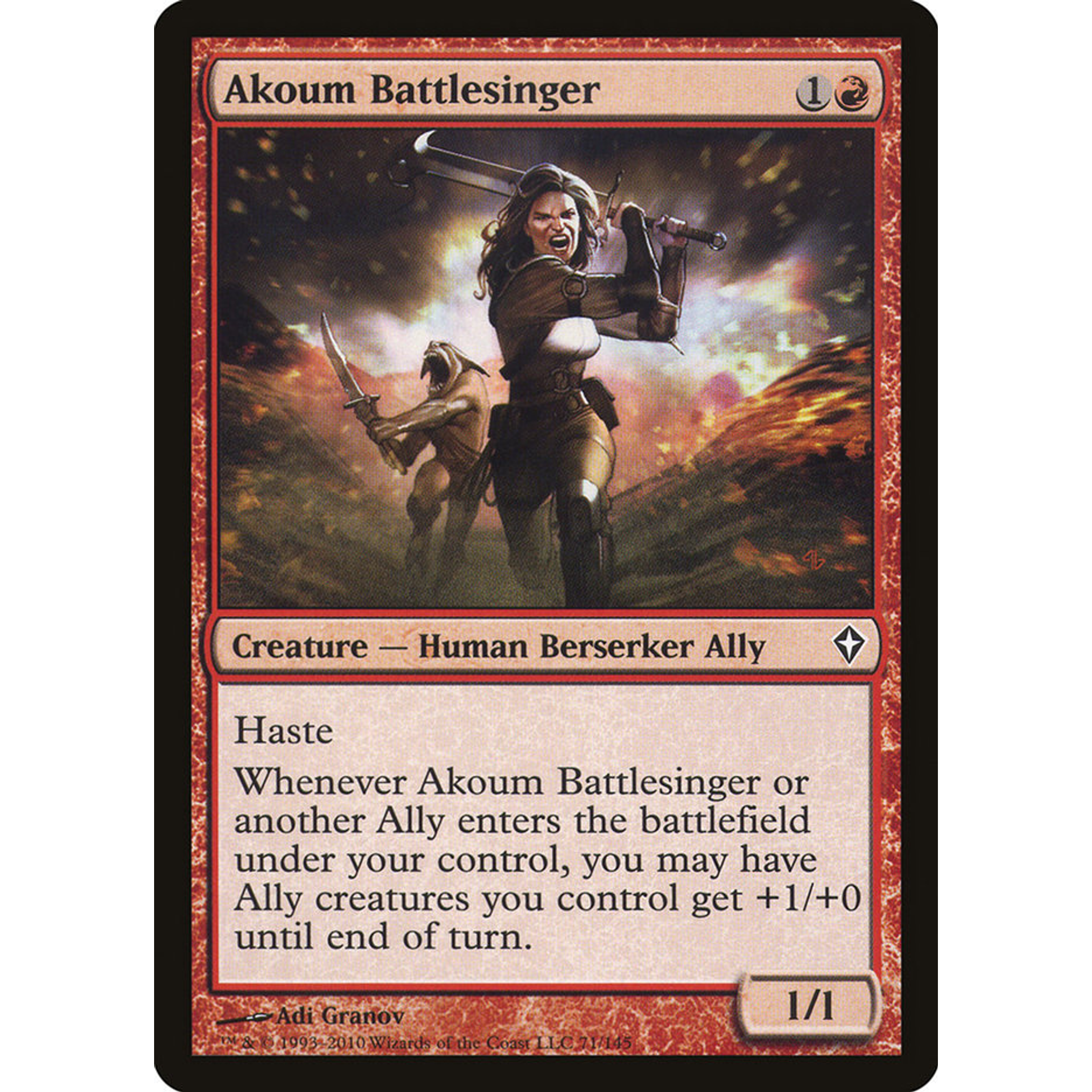 Akoum Battlesinger (WWK 71) — Moore Collectables UK