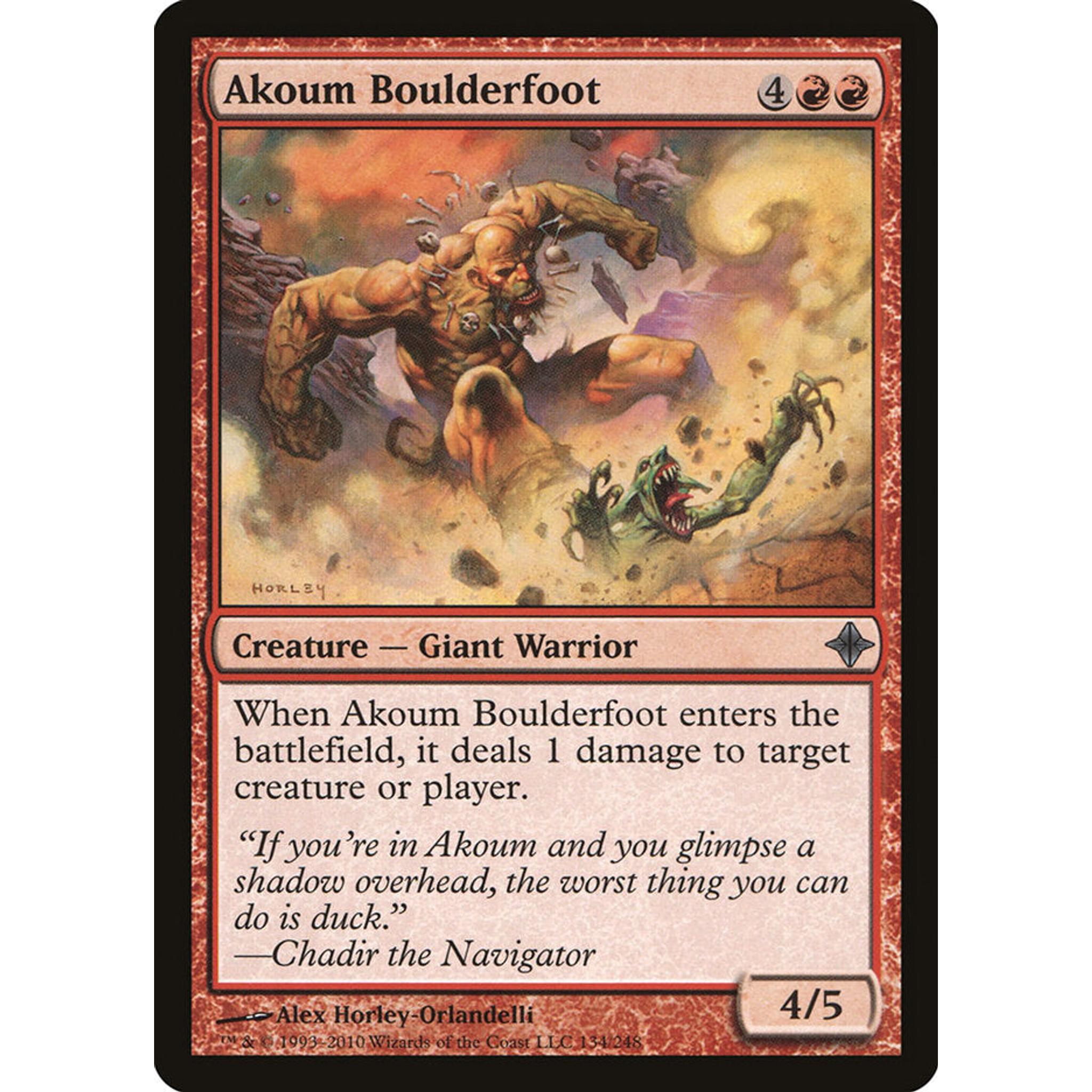 Akoum Boulderfoot (ROE 134) — Moore Collectables UK