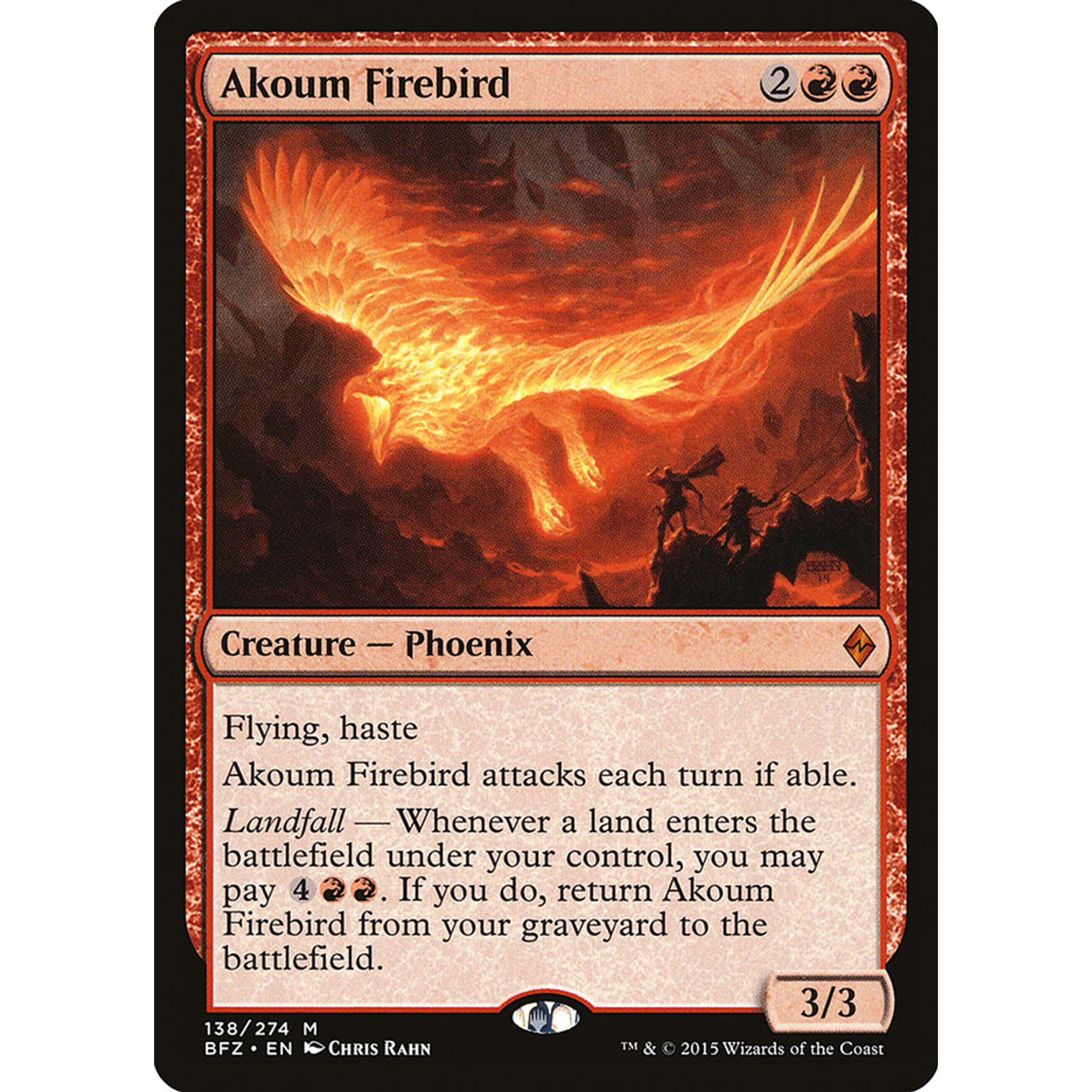 Akoum Firebird (BFZ 138) — Moore Collectables UK