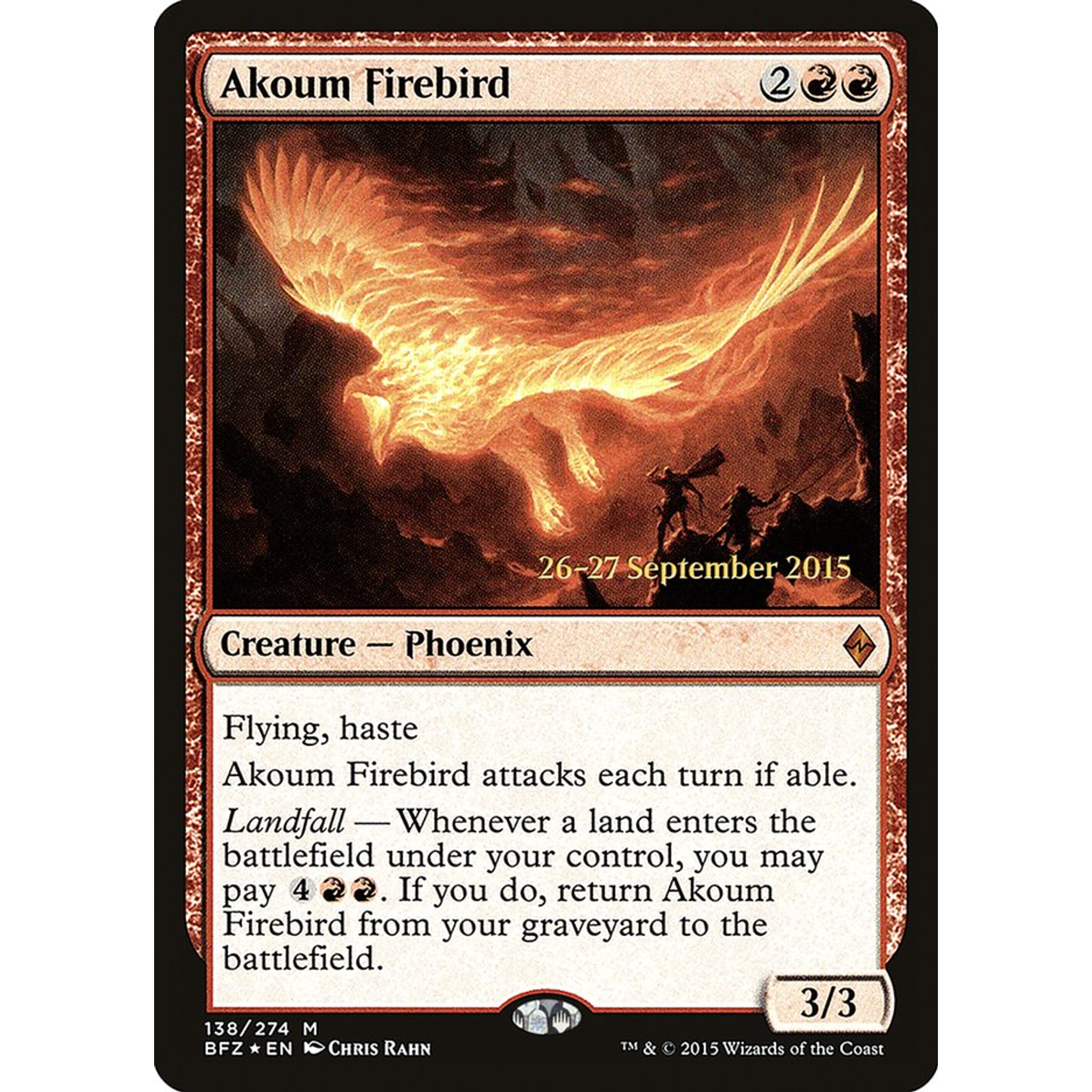 Akoum Firebird (PBFZ 138s) — Moore Collectables UK