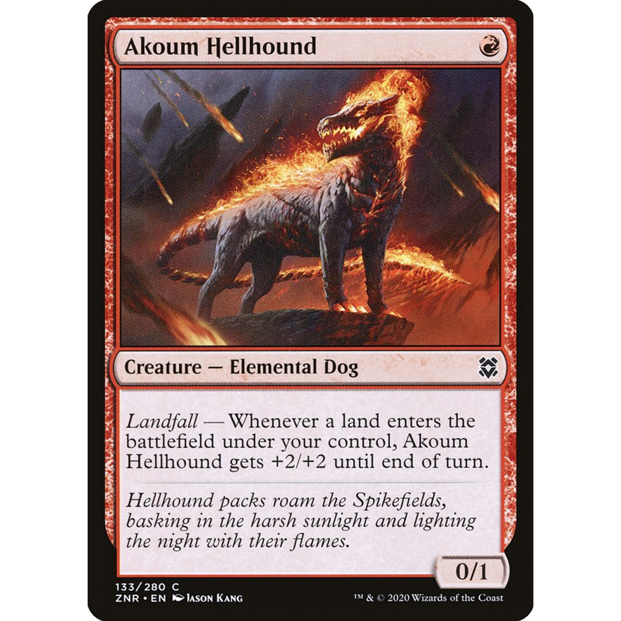 Akoum Hellhound (ZNR 133) — Moore Collectables UK