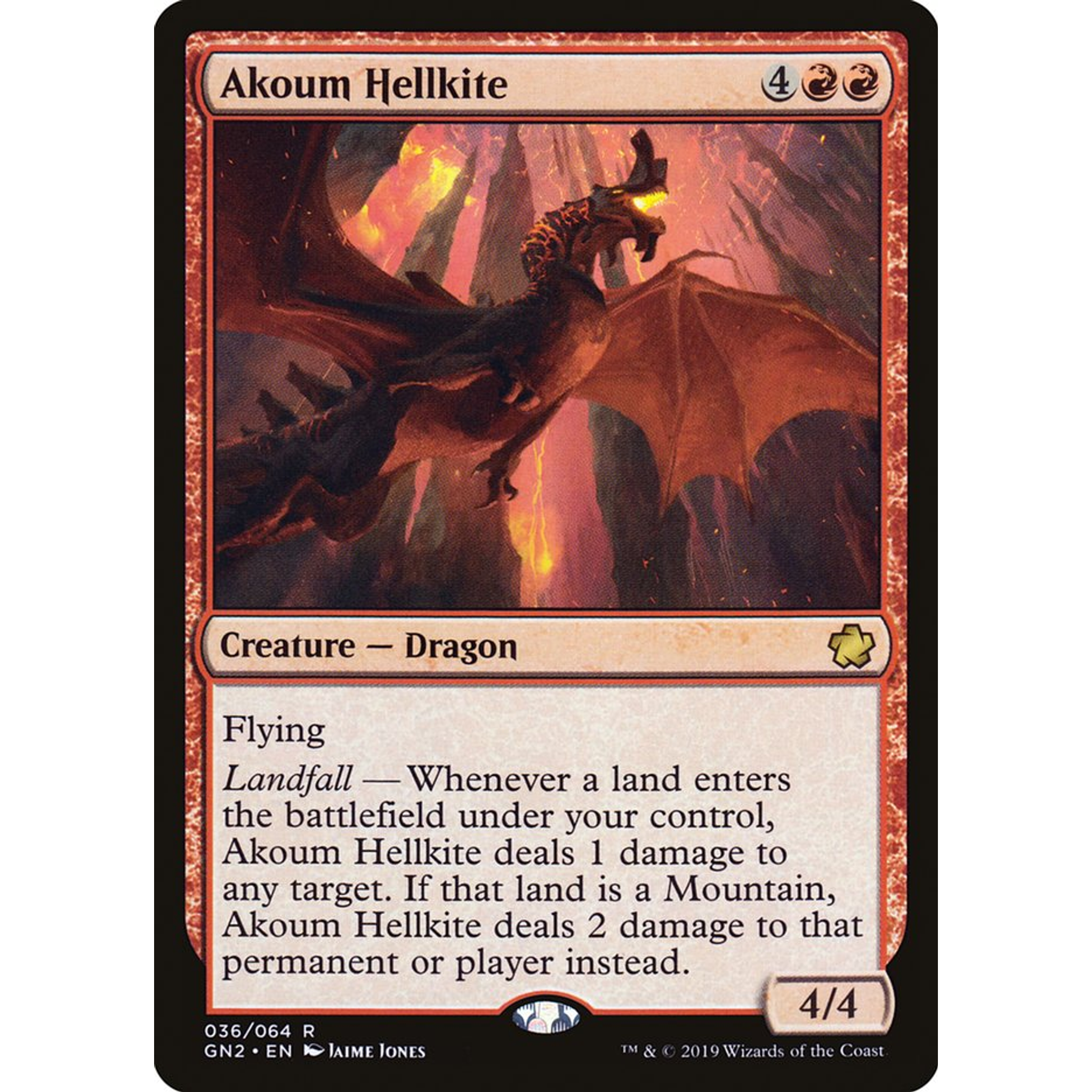 Akoum Hellkite (GN2 36) — Moore Collectables UK