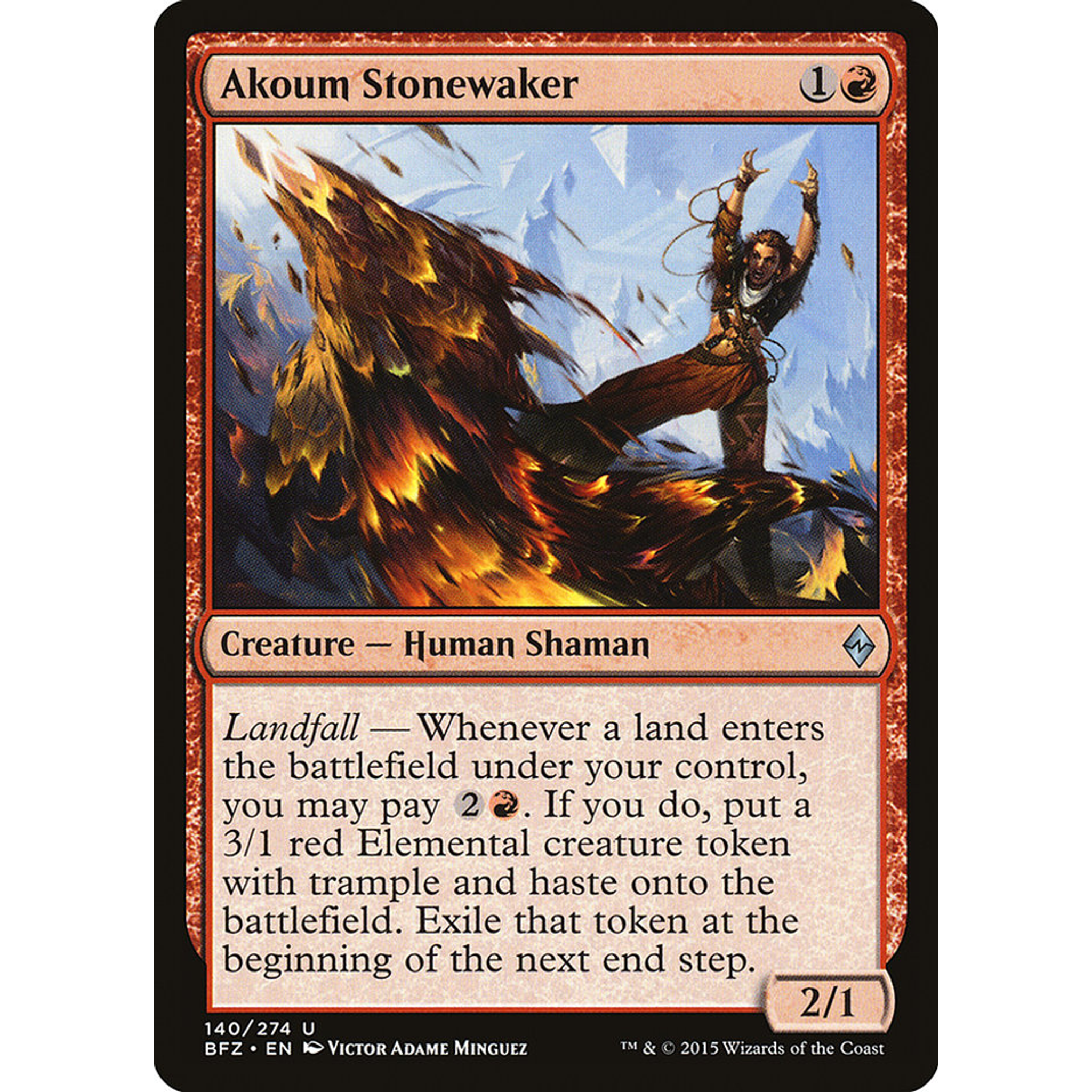 Akoum Stonewaker (BFZ 140) — Moore Collectables UK