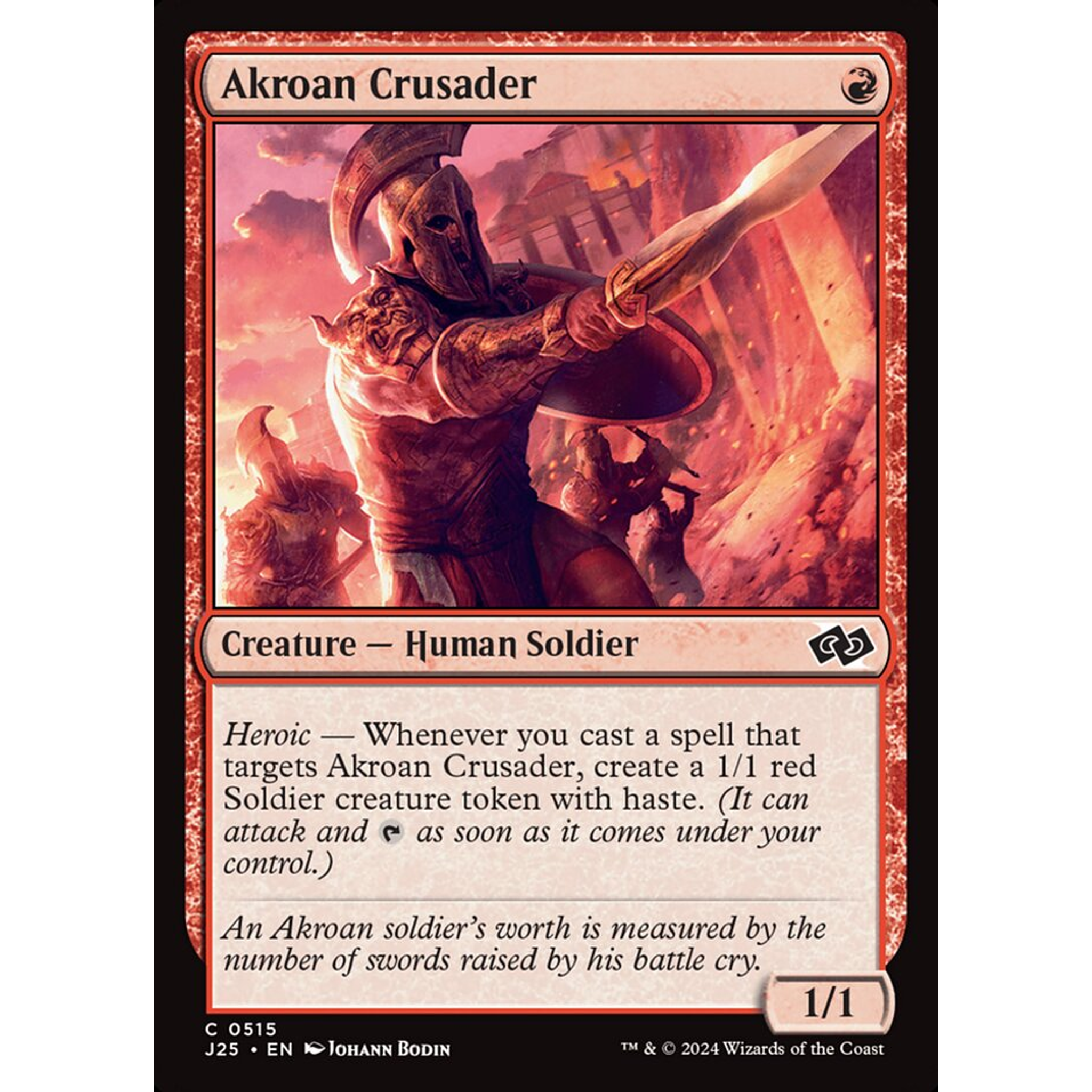 Akroan Crusader (J25 515) — Moore Collectables UK
